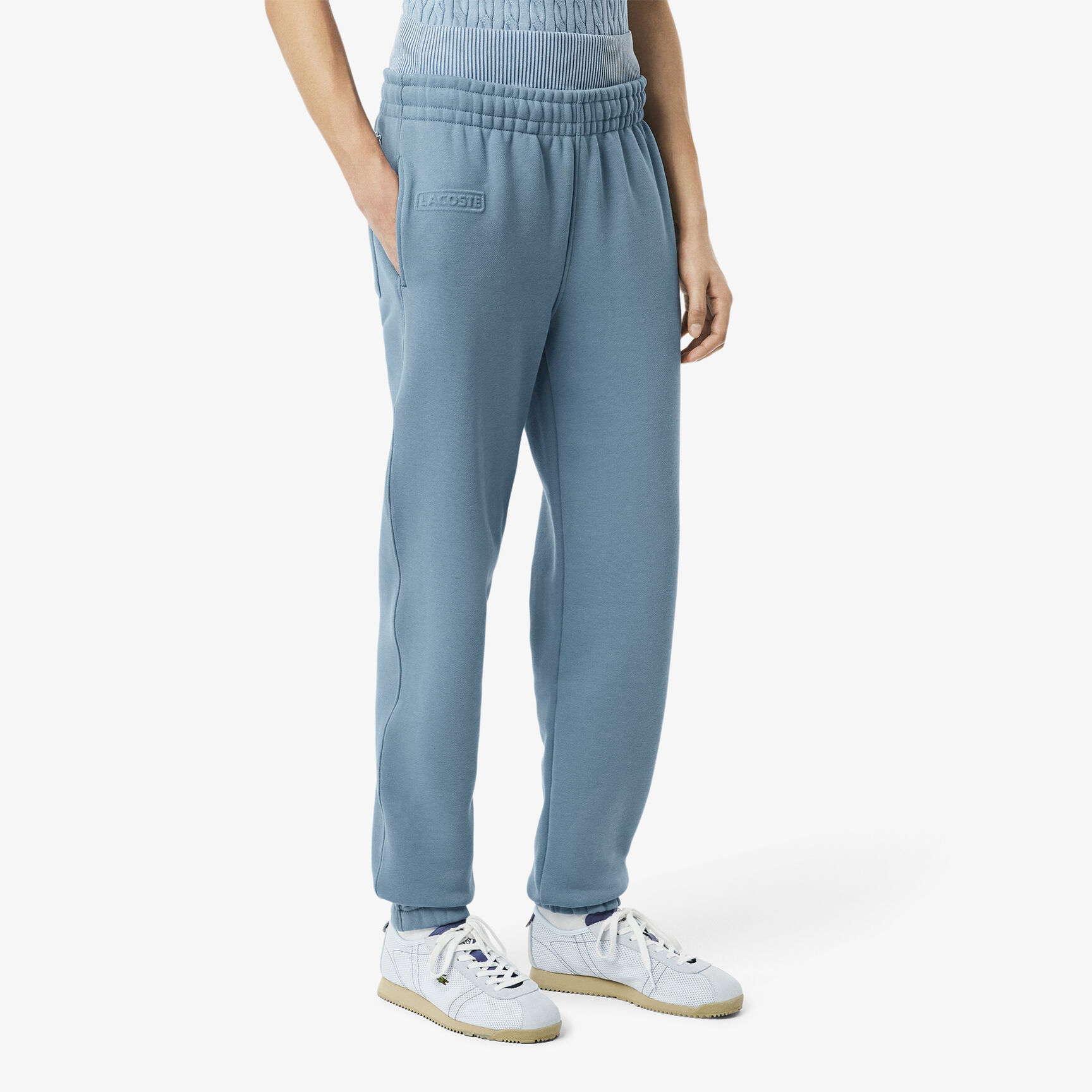 بنطال من الصوف بشعار منقوش بنطال من الصوف بشعار منقوش