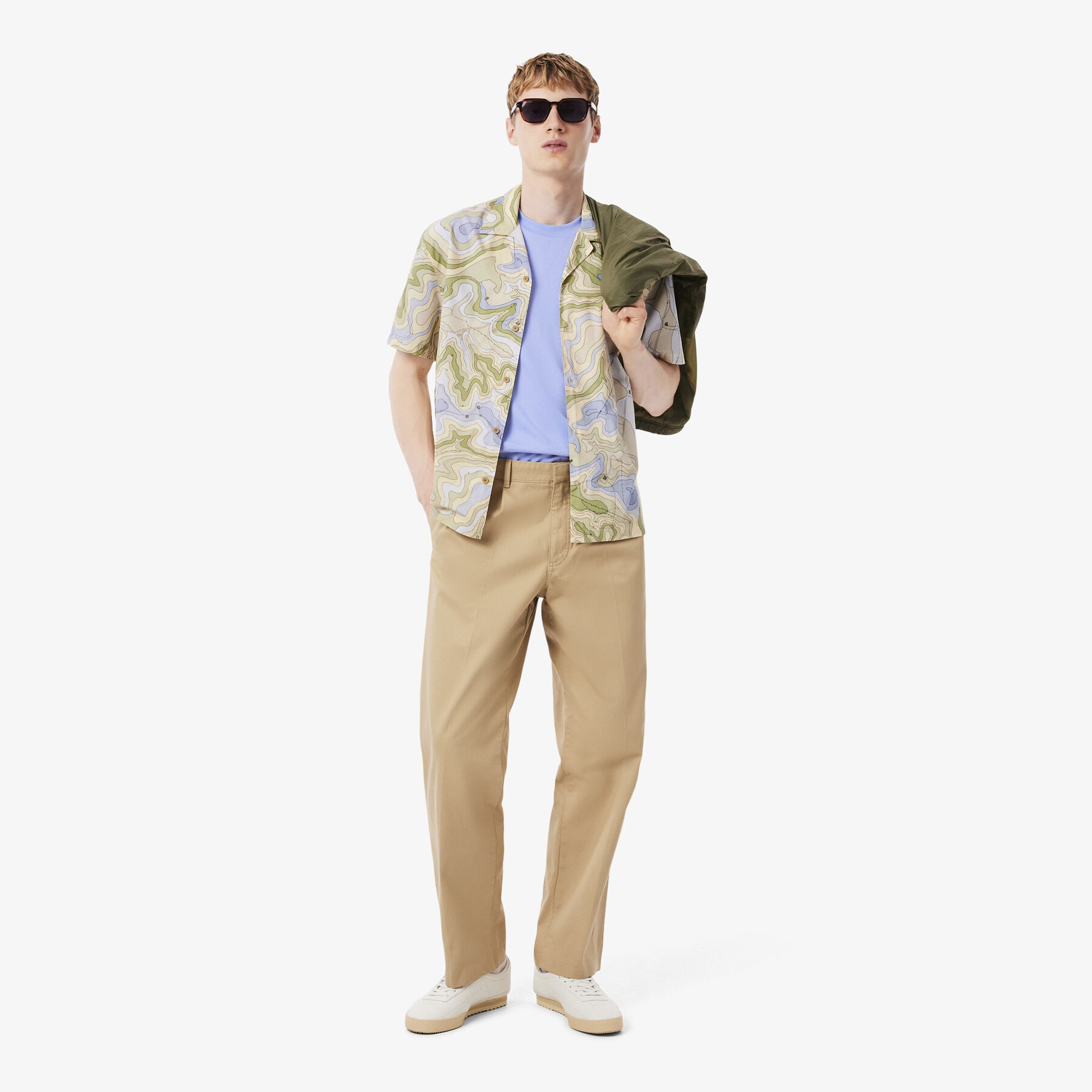Relaxed Fit Short Sleeved Shirt lacoste relaxed fit short sleeved shirt