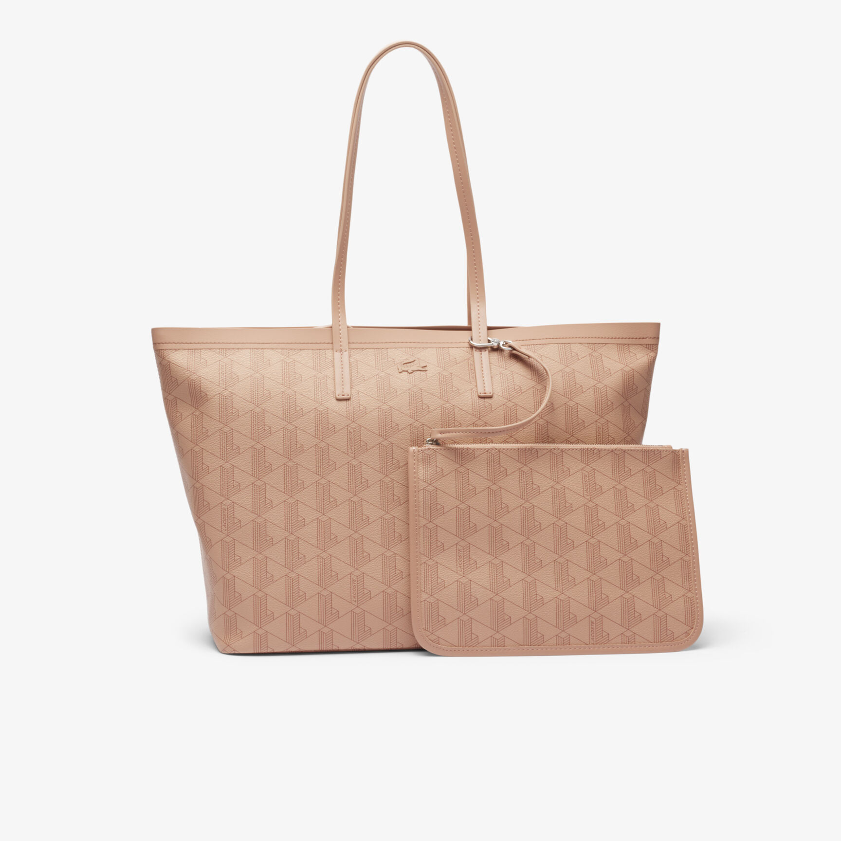 Zely Grained Tote with Pouch