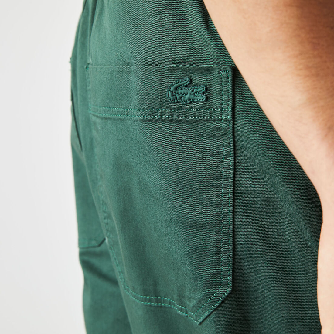 Men's Lacoste Organic Cotton Gabardine Chinos Men's Lacoste Organic Cotton Gabardine Chinos