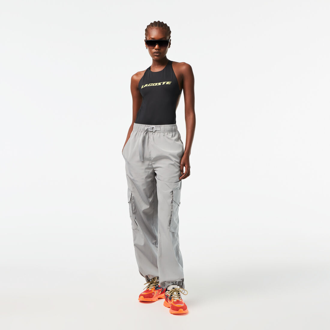 لباس سباحة لاكوست قطعة واحدة بوليستر معاد تدويره للنساء لباس سباحة لاكوست قطعة واحدة بوليستر معاد تدويره للنساء