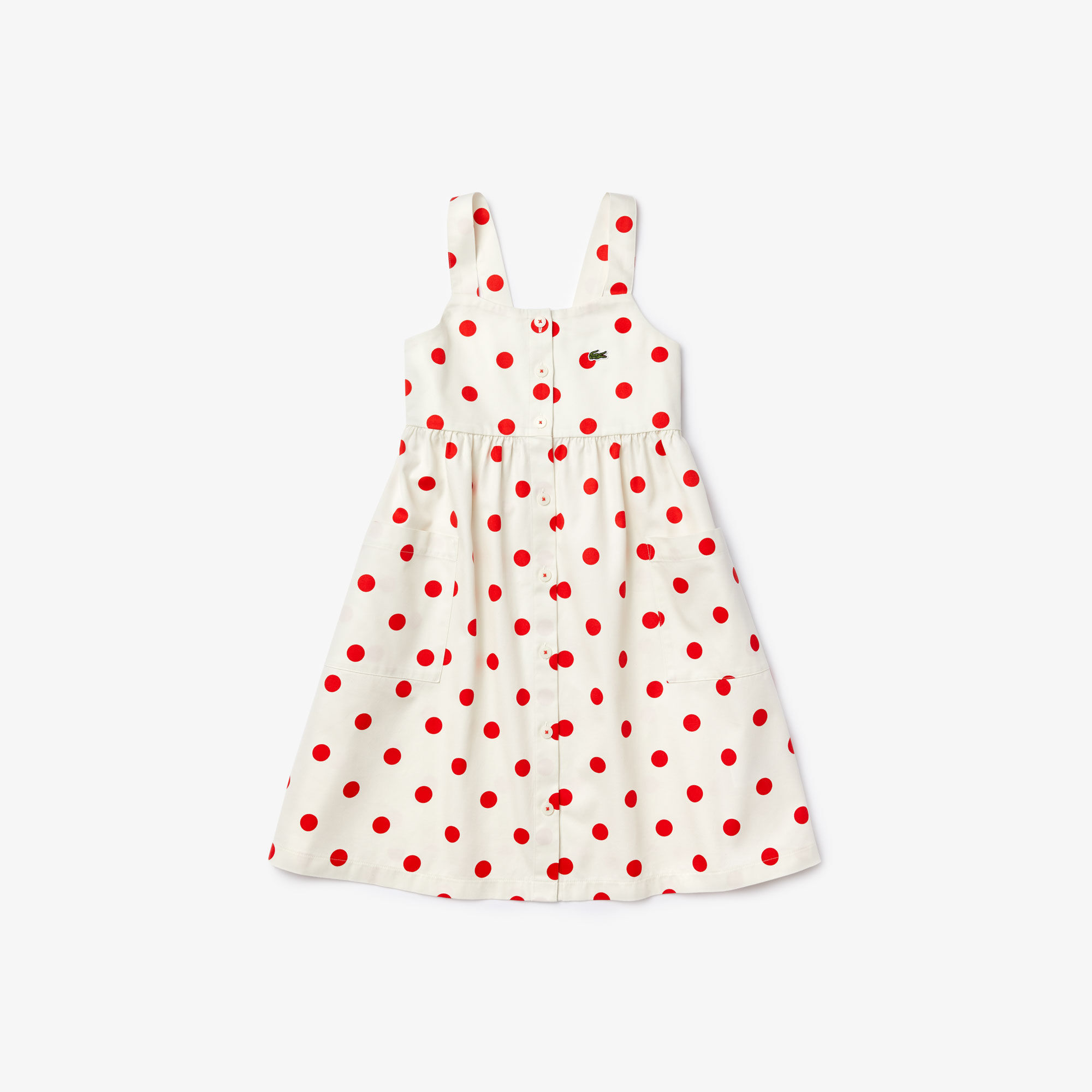 Girls' Polka Dot Cotton Dress