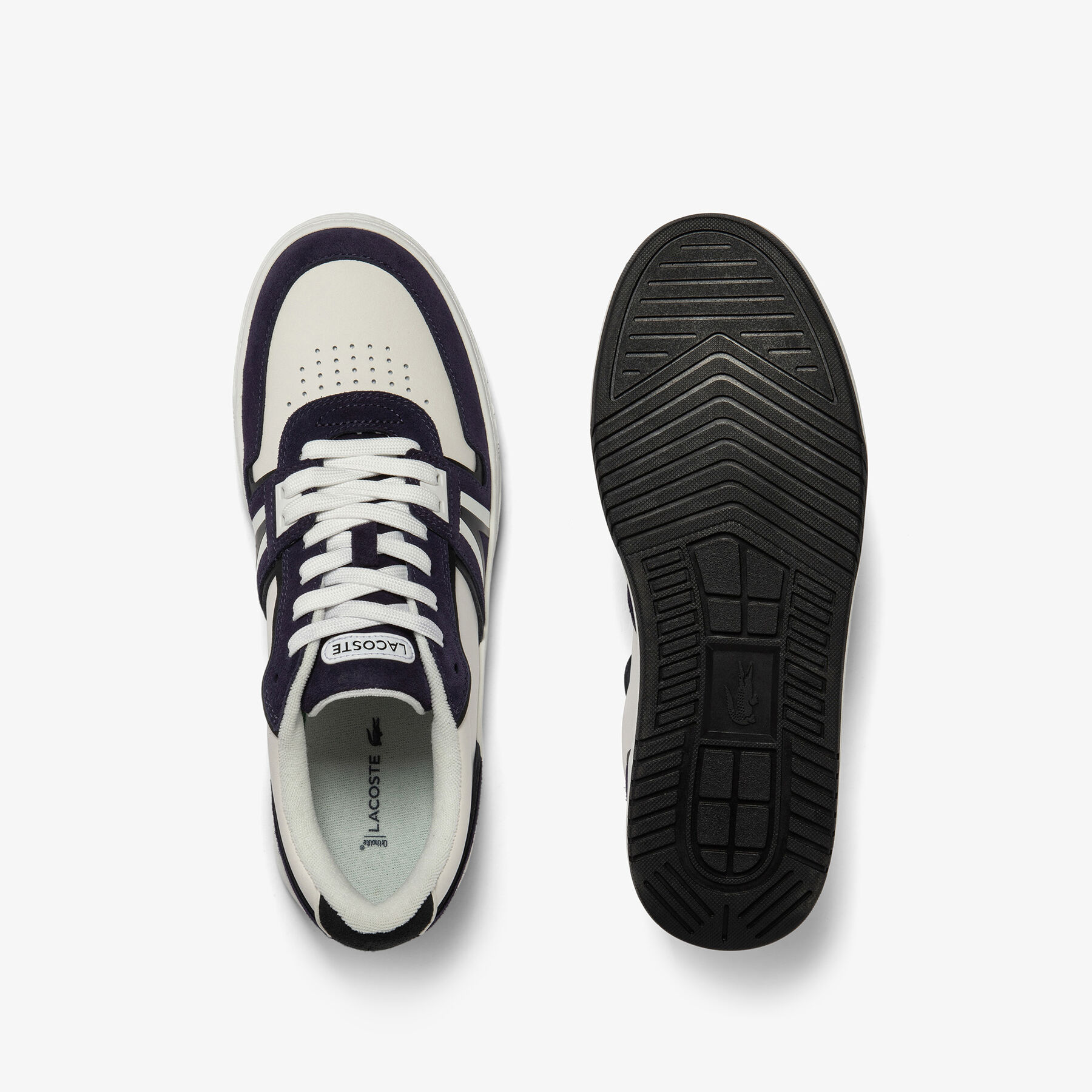 Men's Lacoste L001 Leather Trainers men s lacoste l001 leather trainers