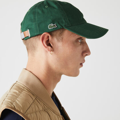Men's Contrast Strap Cotton Cap