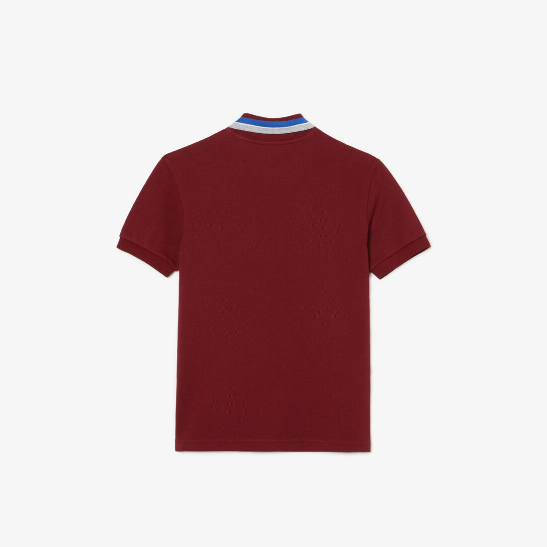 Boys' Lacoste Tricolour Collar Cotton Petit Pique Polo Boys' Lacoste Tricolour Collar Cotton Petit Pique Polo