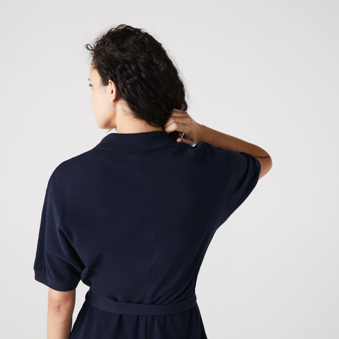 Women's Cotton Piqué Belted Polo Dress Women's Cotton Piqué Belted Polo Dress