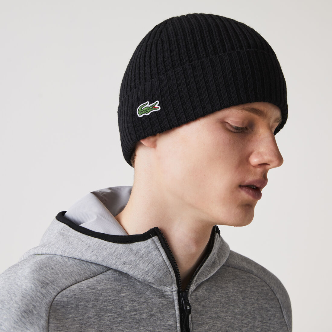 Men's Ribbed Wool Beanie