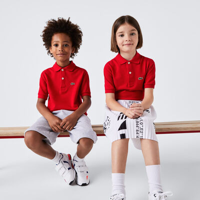Kids' Lacoste Regular Fit Petit Piqué Polo Shirt