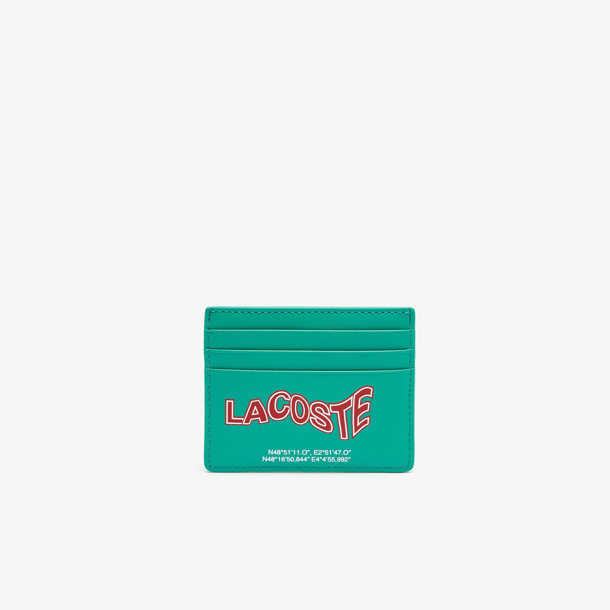 Buy Unisex Lacoste Contrast Branding Color Block Card Holder