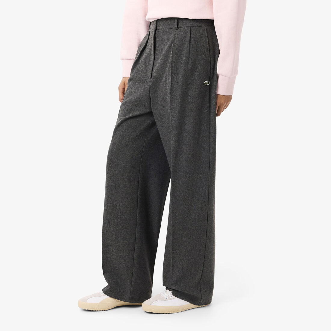 Oversized Pleated Flannel Pants Oversized Pleated Flannel Pants