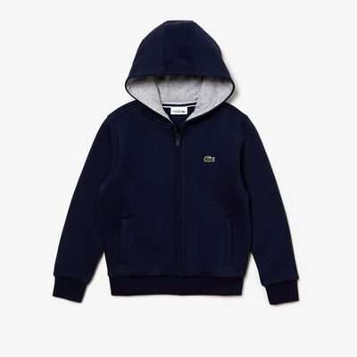 سويت شيرت صوف للتنس بسحاب من مجموعة Lacoste Sport للأطفال