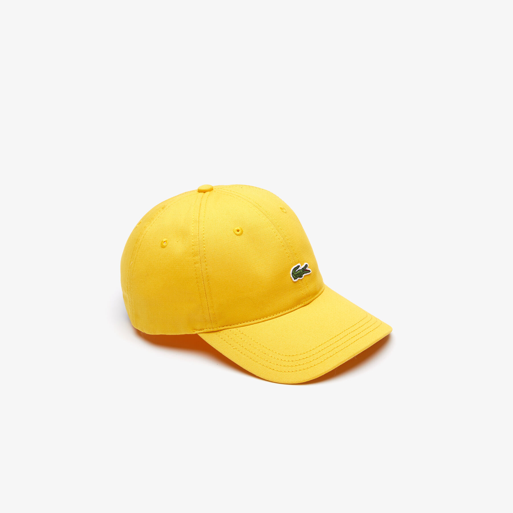 lacoste unisex contrast strap and crocodile cotton cap