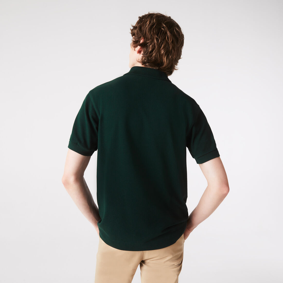 Men's Lacoste Classic Fit L.12.21 Organic Cotton Pique Polo Shirt Men's Lacoste Classic Fit L.12.21 Organic Cotton Pique Polo Shirt