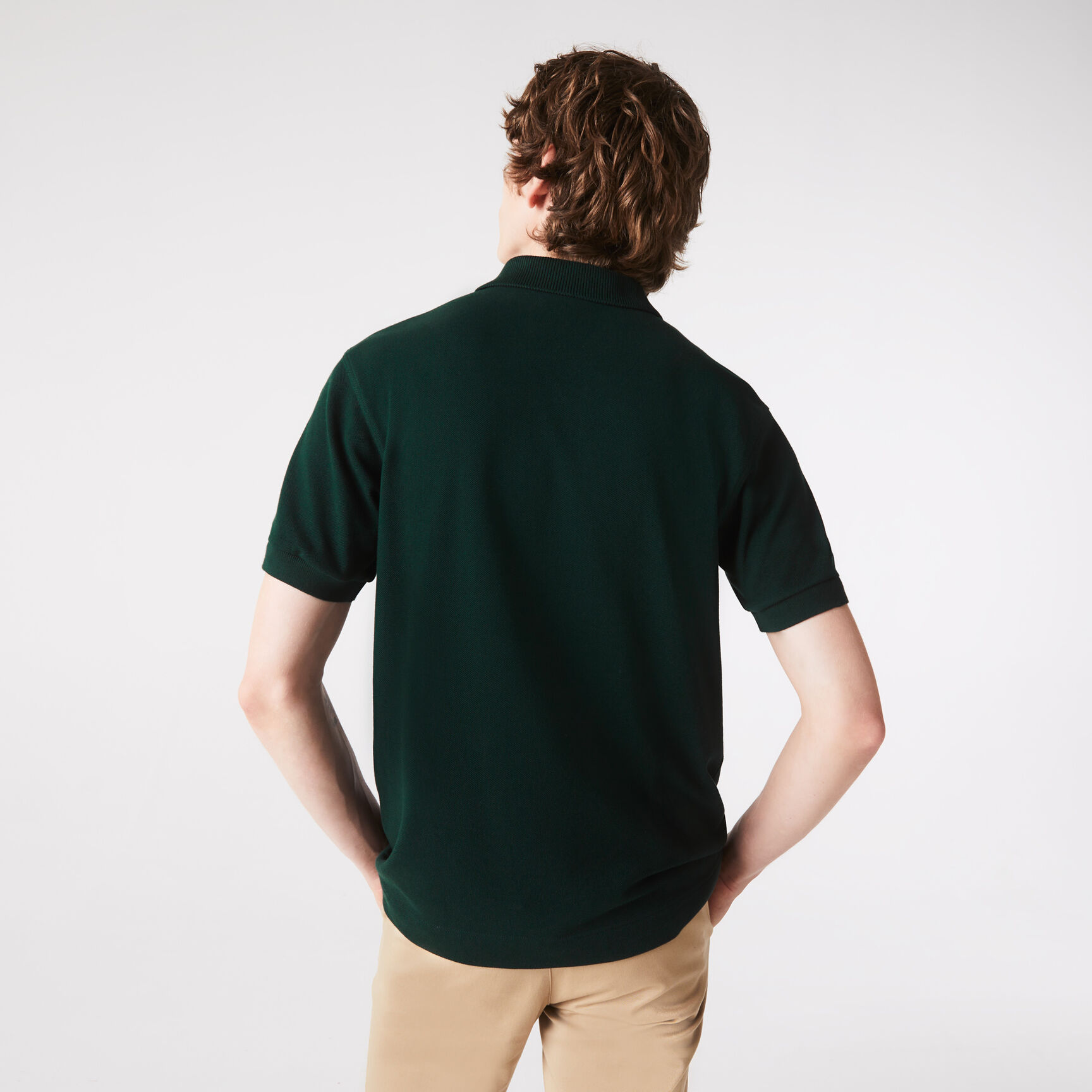 Men's Lacoste Classic Fit L.12.21 Organic Cotton Pique Polo Shirt Men's Lacoste Classic Fit L.12.21 Organic Cotton Pique Polo Shirt