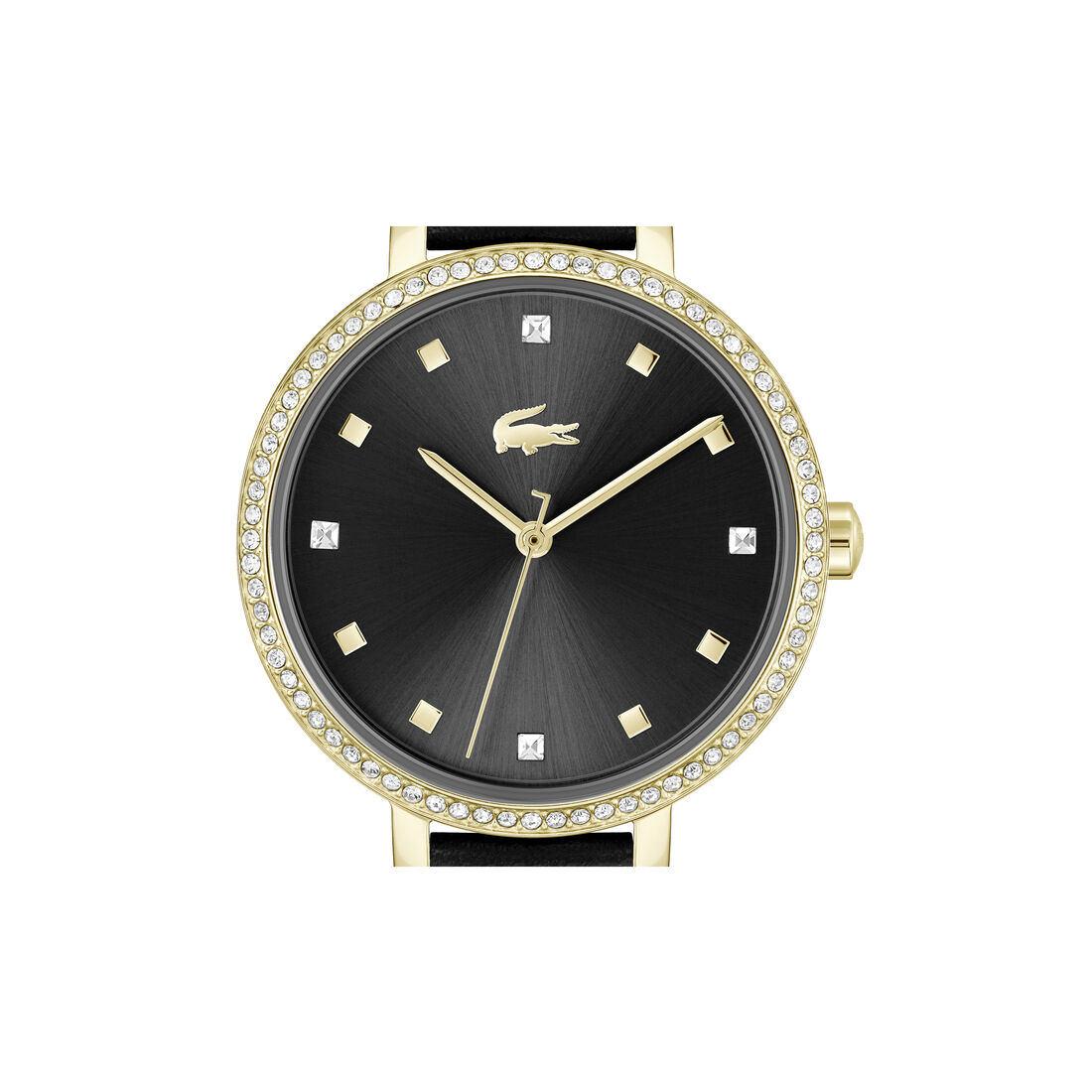Black Leather Strap Women's Watch Black Leather Strap Women's Watch