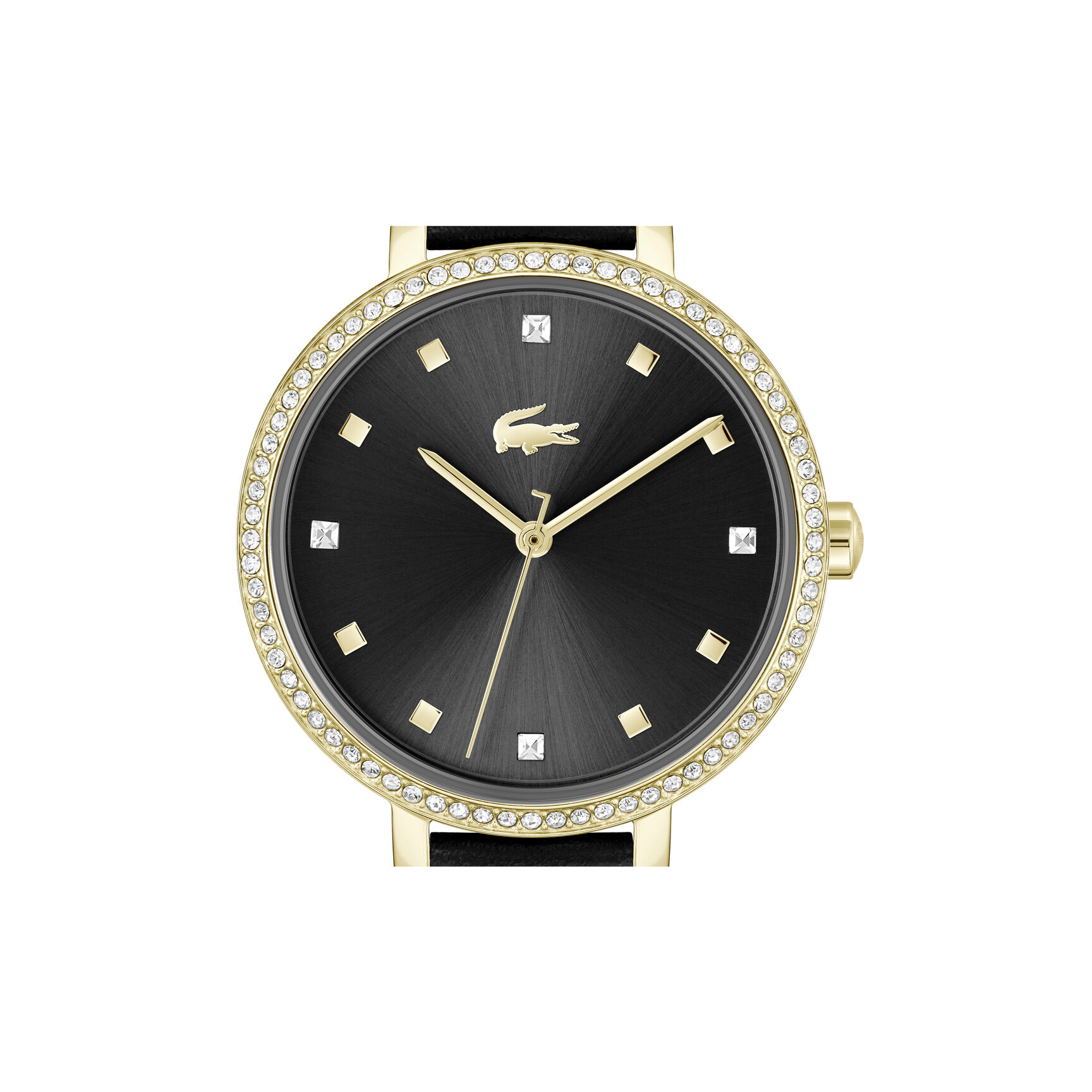 Black Leather Strap Women's Watch Black Leather Strap Women's Watch