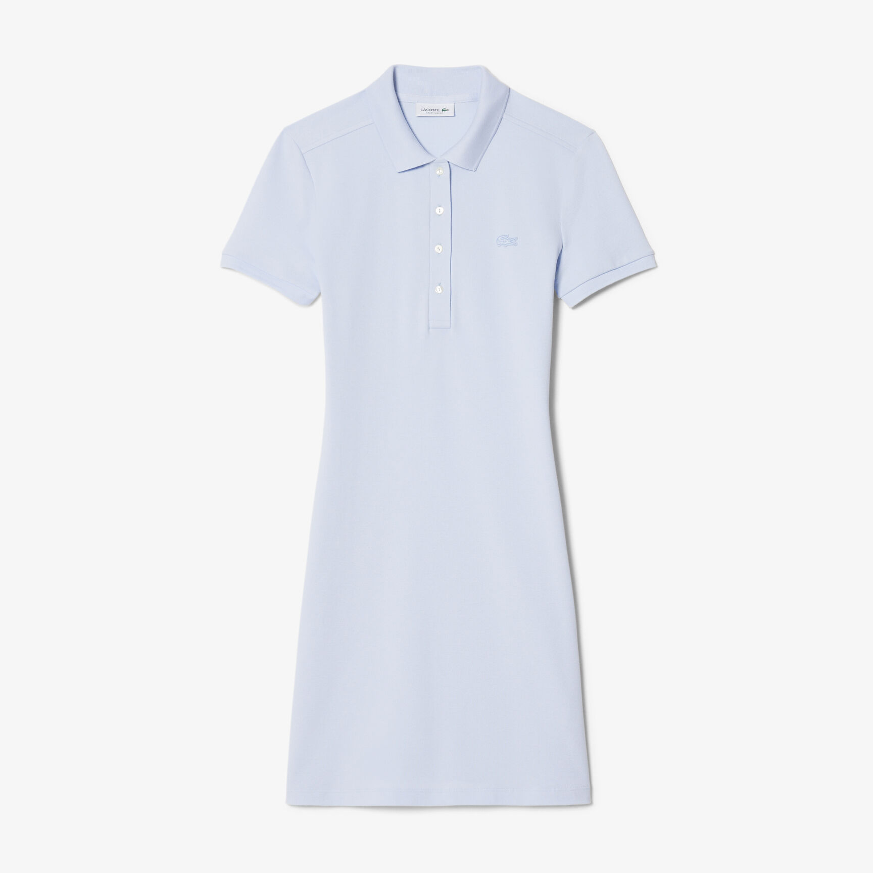 Slim Fit Stretch Petit Pique Polo Dress