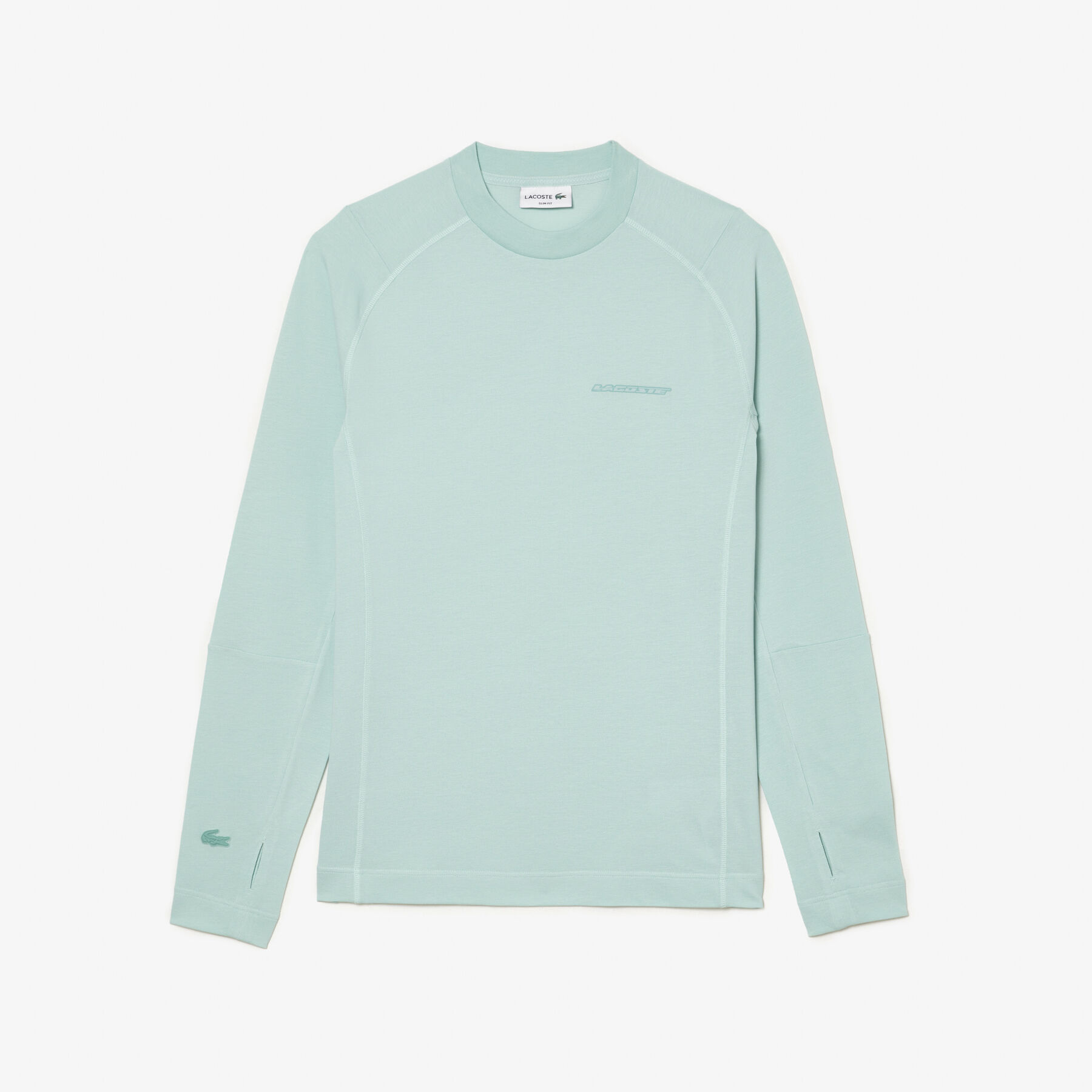 Men's Long Sleeved Organic Cotton Slim Fit T-shirt lacoste men s long sleeved organic cotton slim fit t shirt