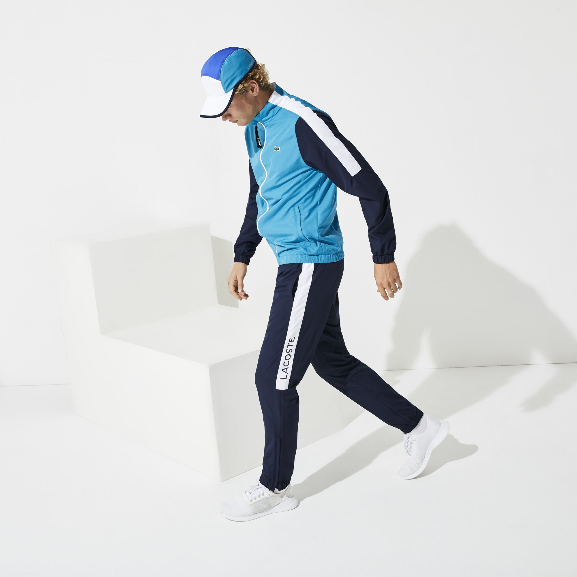 Lacoste colour block tracksuit best sale