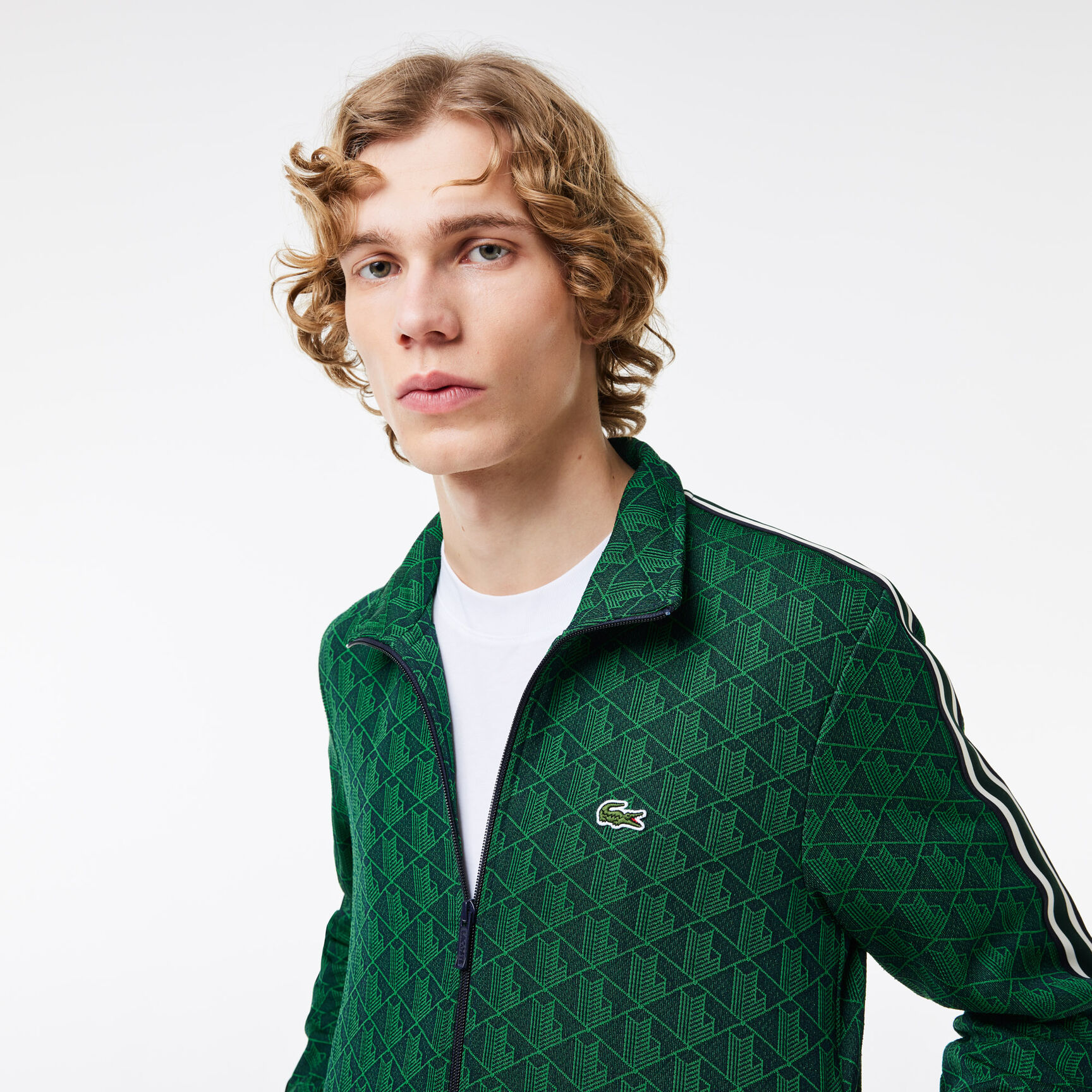 Paris Zip-Up Jacquard Track Jacket