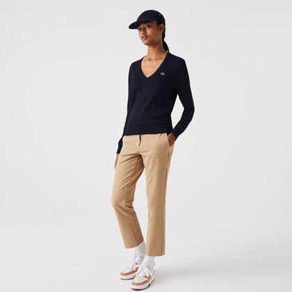 Women’s V-neck Organic Cotton Sweater