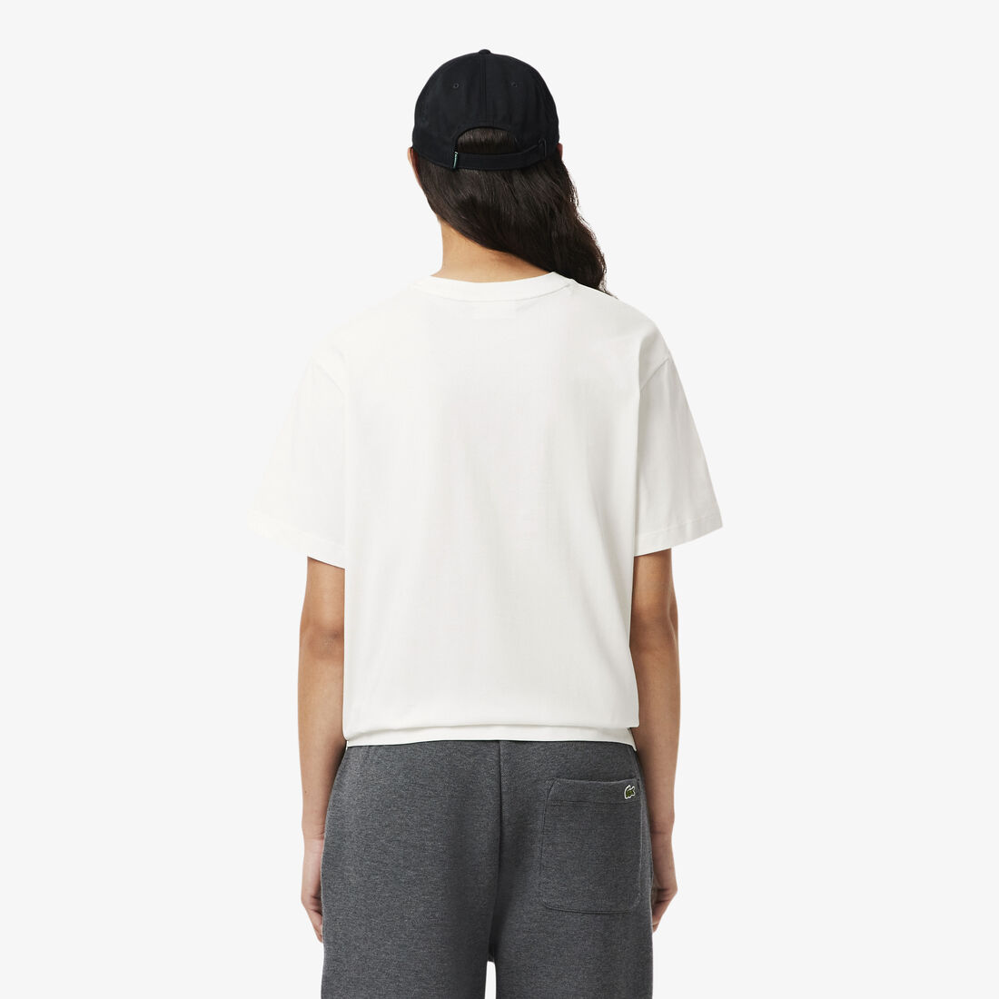Oversized Short Cut Cotton Logo T-shirt Oversized Short Cut Cotton Logo T-shirt