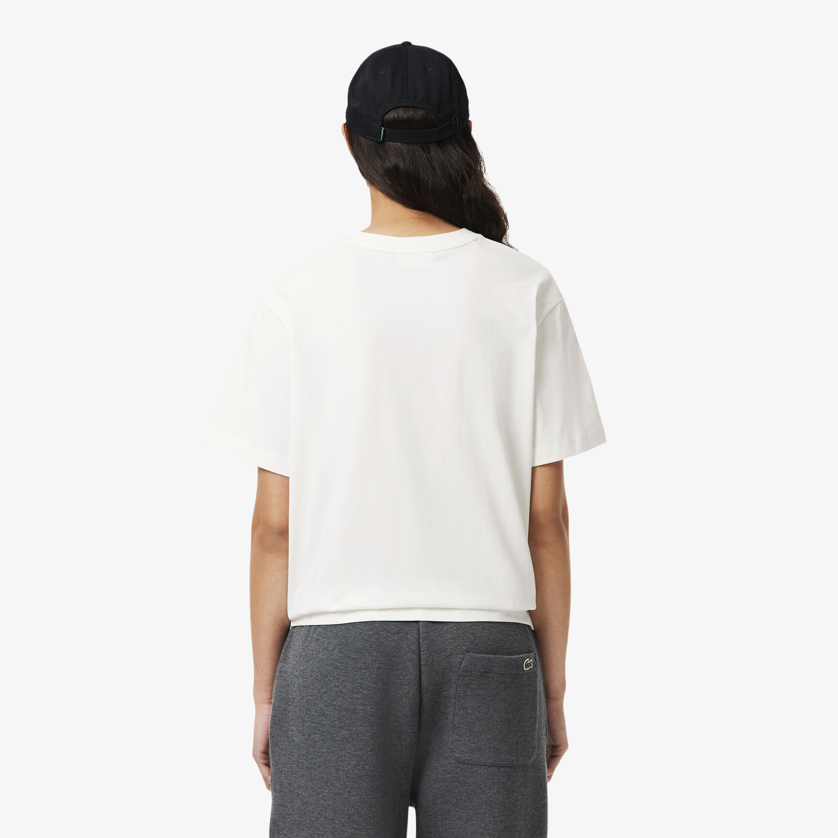 Oversized Short Cut Cotton Logo T-shirt Oversized Short Cut Cotton Logo T-shirt