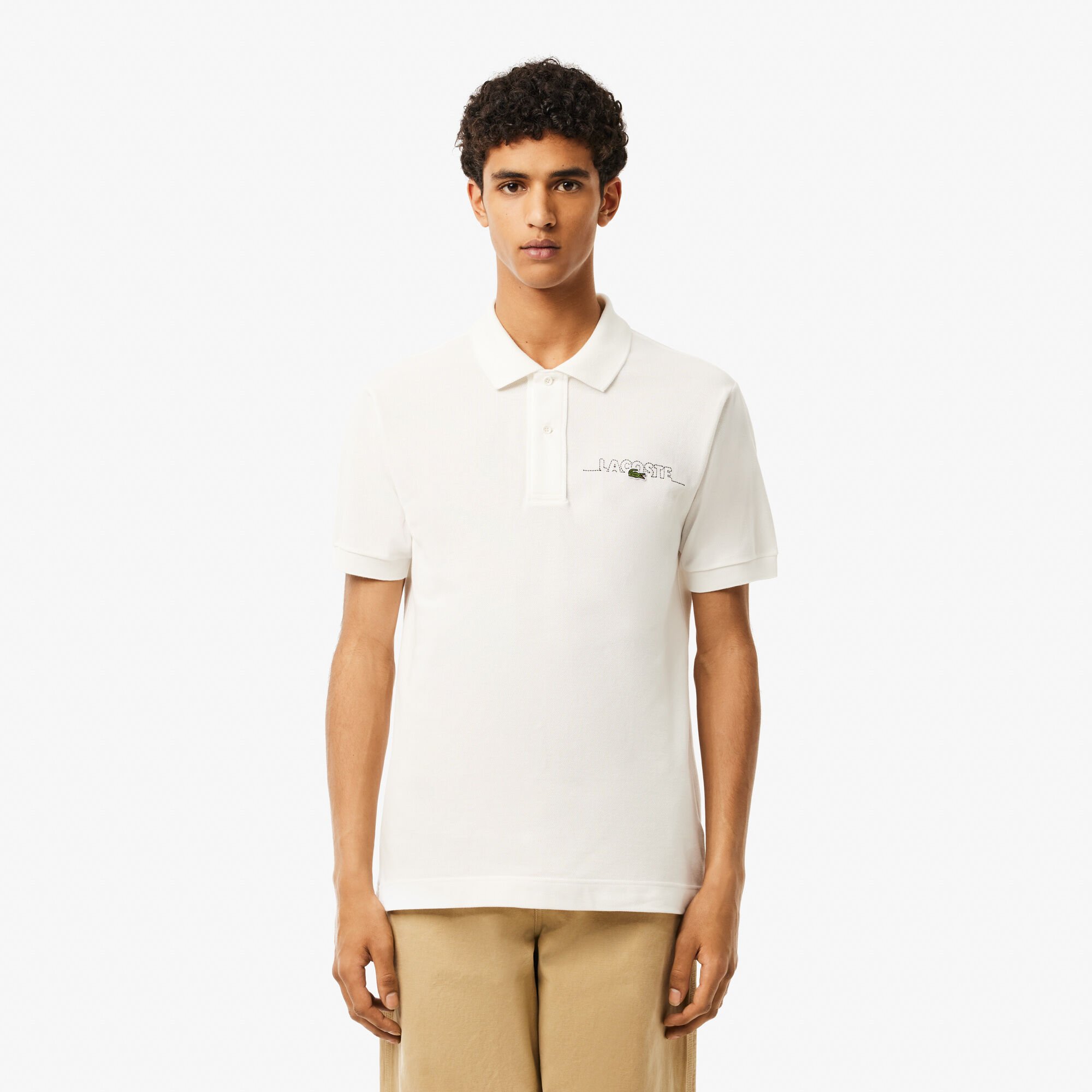 Buy Original L.12.12 Lacoste wording French Made Polo Shirt Shirt Lacoste EG