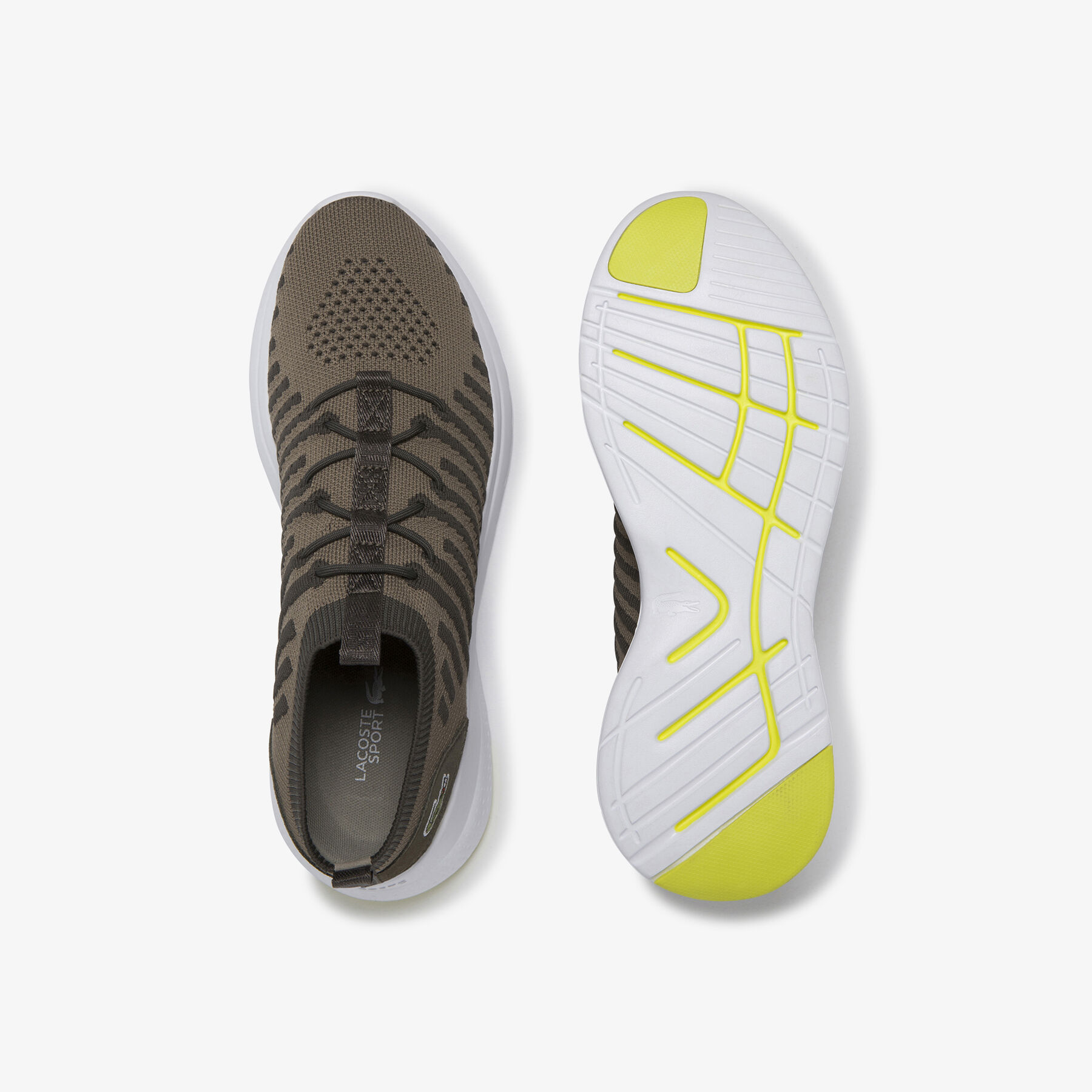Men's LT Fit-Flex Colour-pop Textile and Suede Trainers lacoste men s lt fit flex colour pop textile and suede trainers