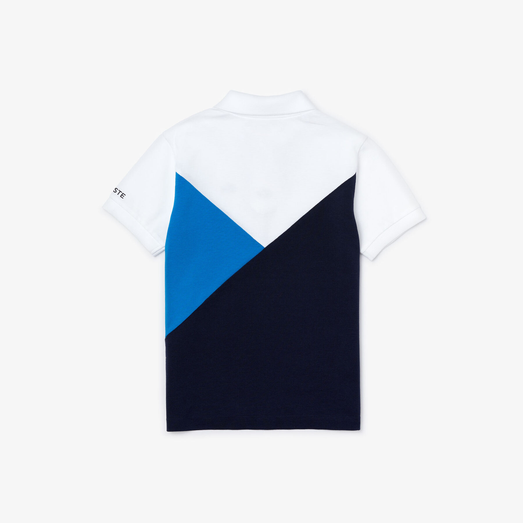 boys  lacoste sport colourblock ultra light knit polo shirt