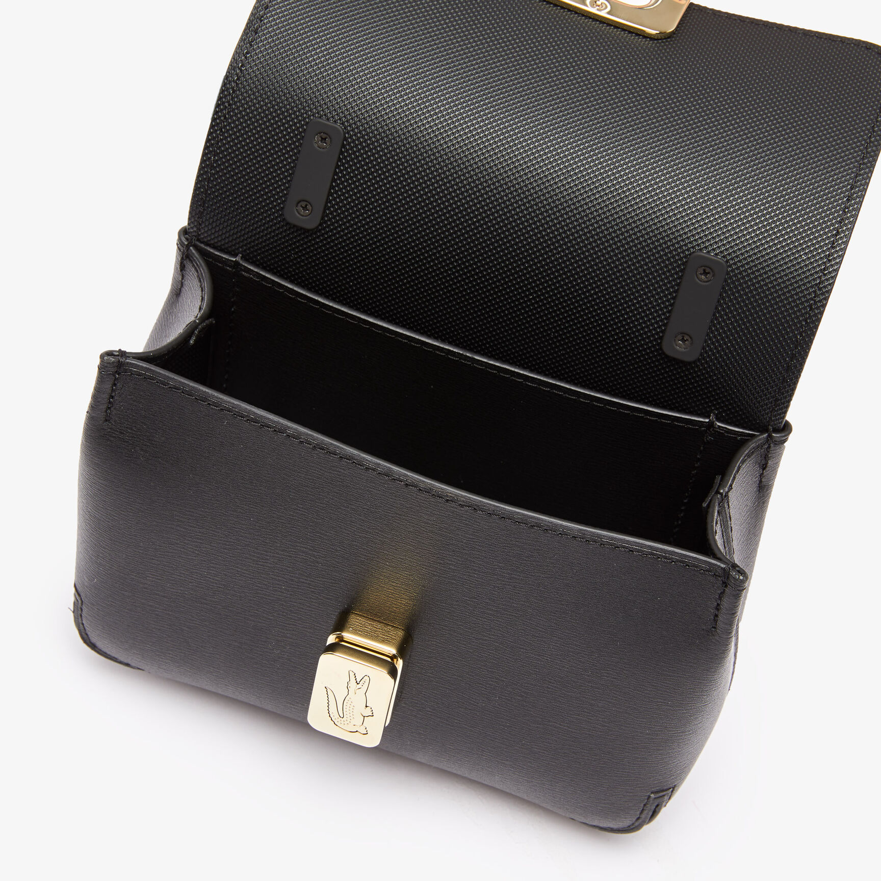 Women's Amelia Leather Shoulder Bag with Engraved Lock