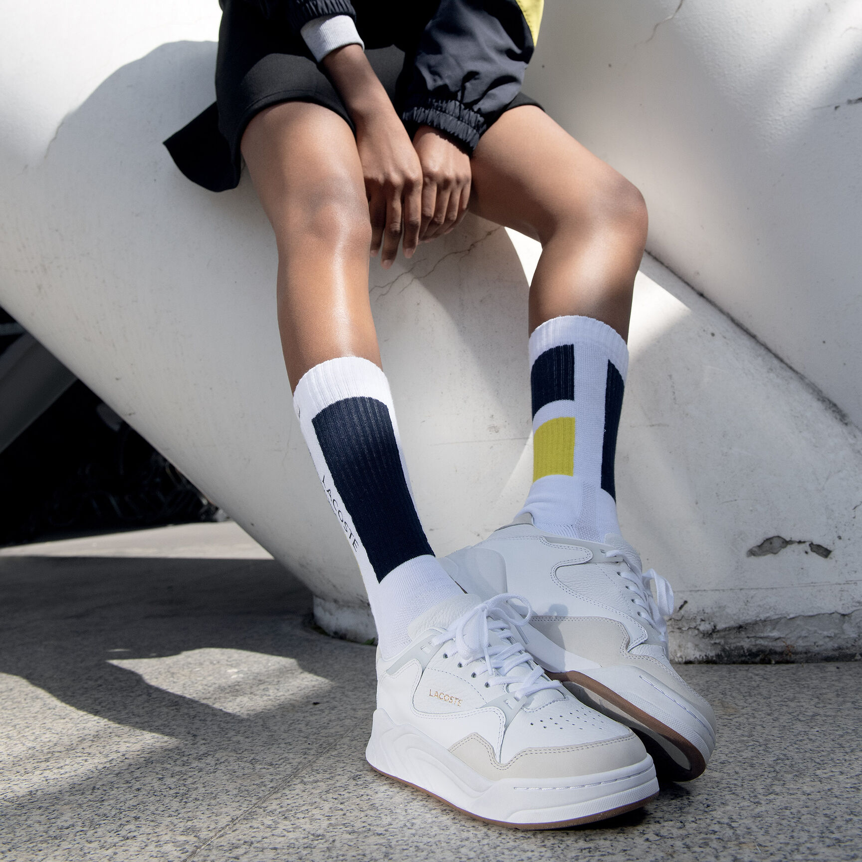 Women's Court Slam Tonal Leather Trainers Women's Court Slam Tonal Leather Trainers