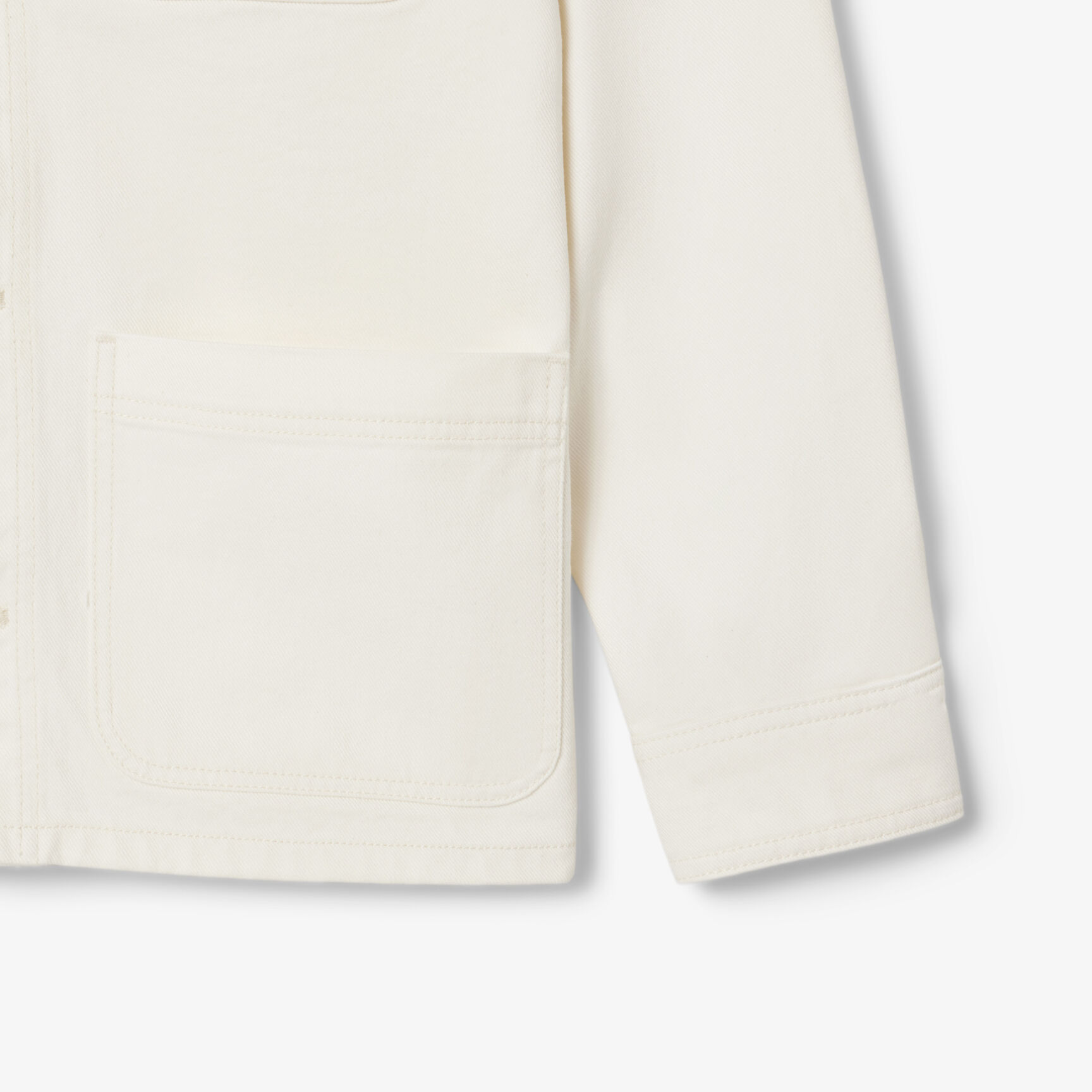 Heavy Cotton Denim Overshirt Jacket