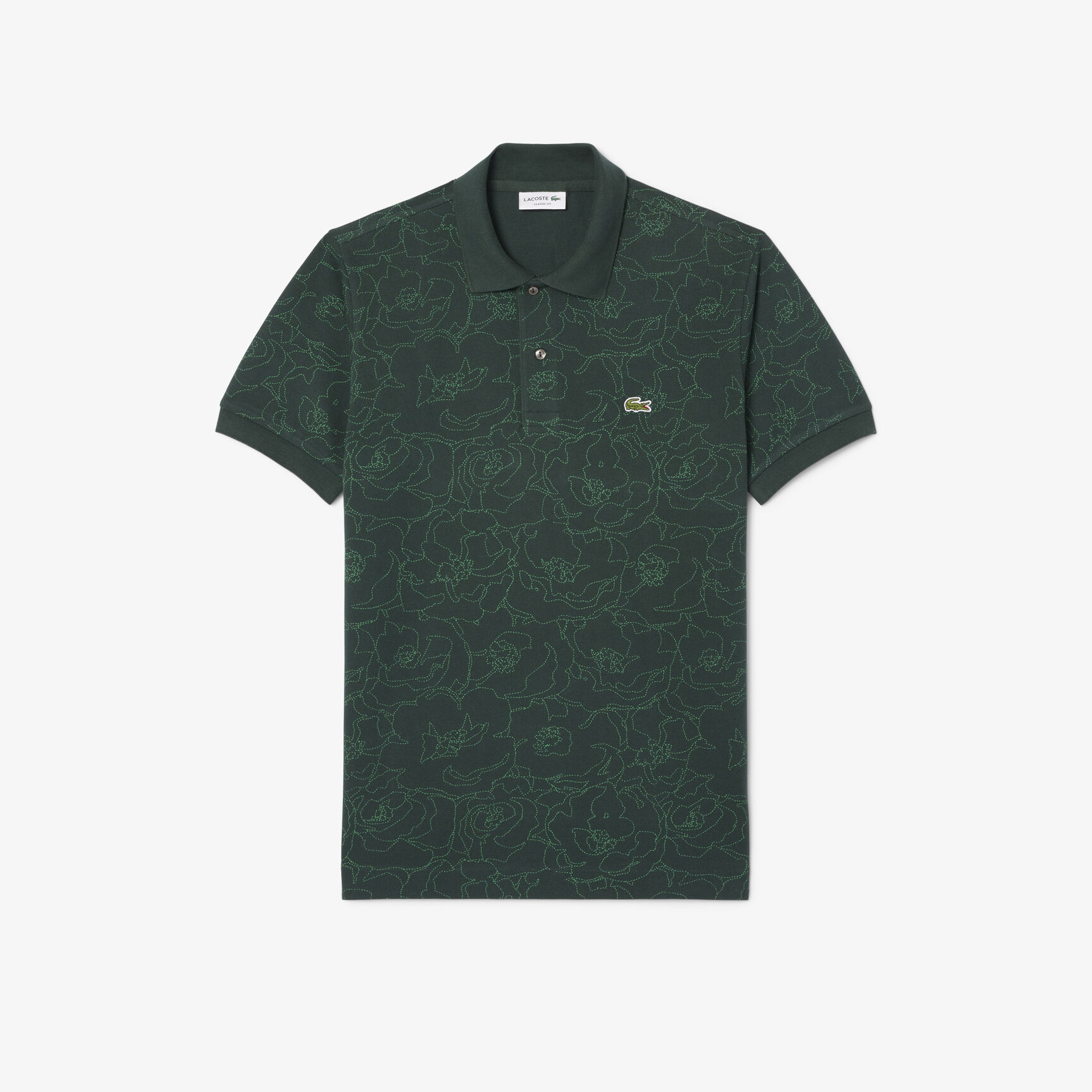 Original L.12.12 Flower Print Polo Shirt