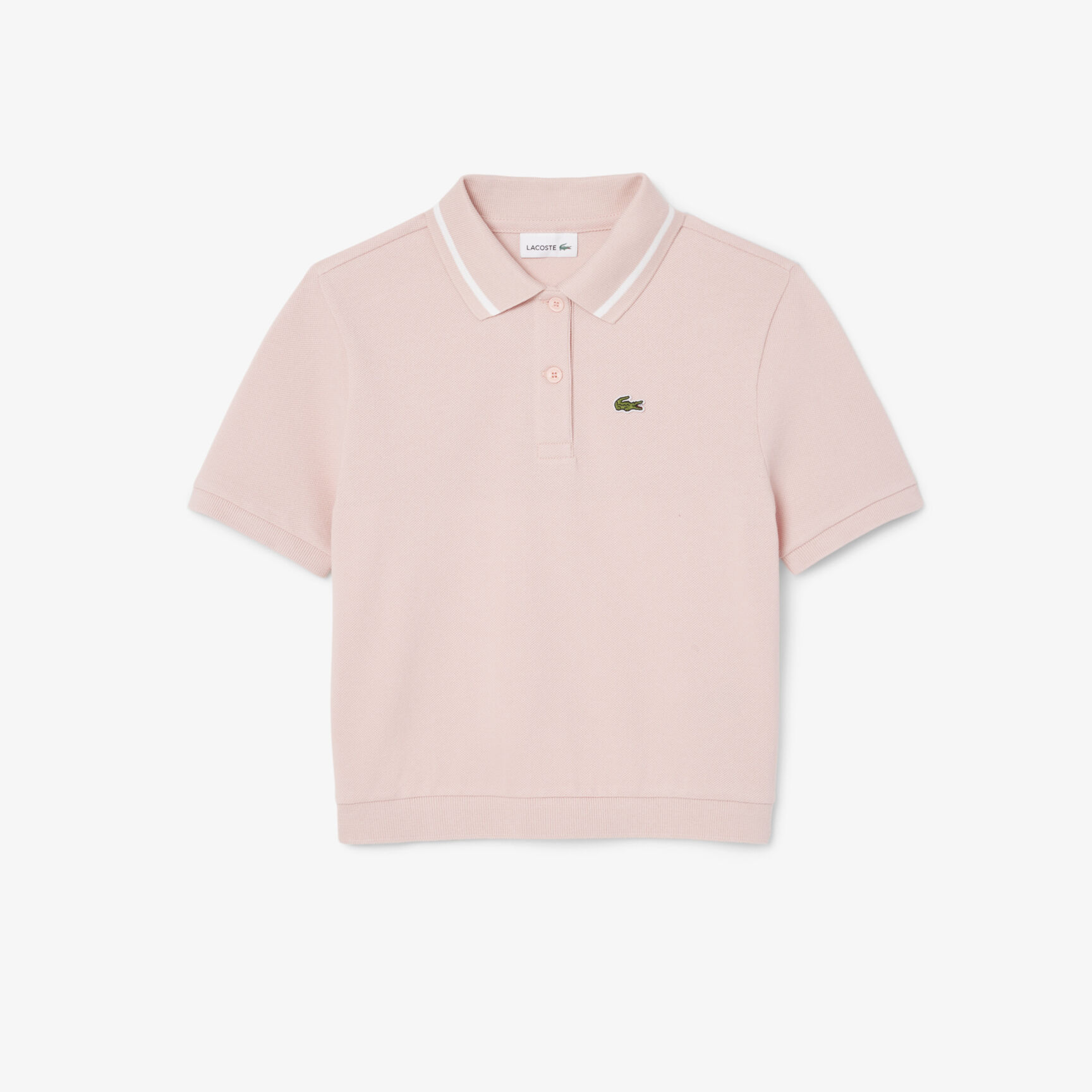 Pleat Back Petit Pique Polo Shirt