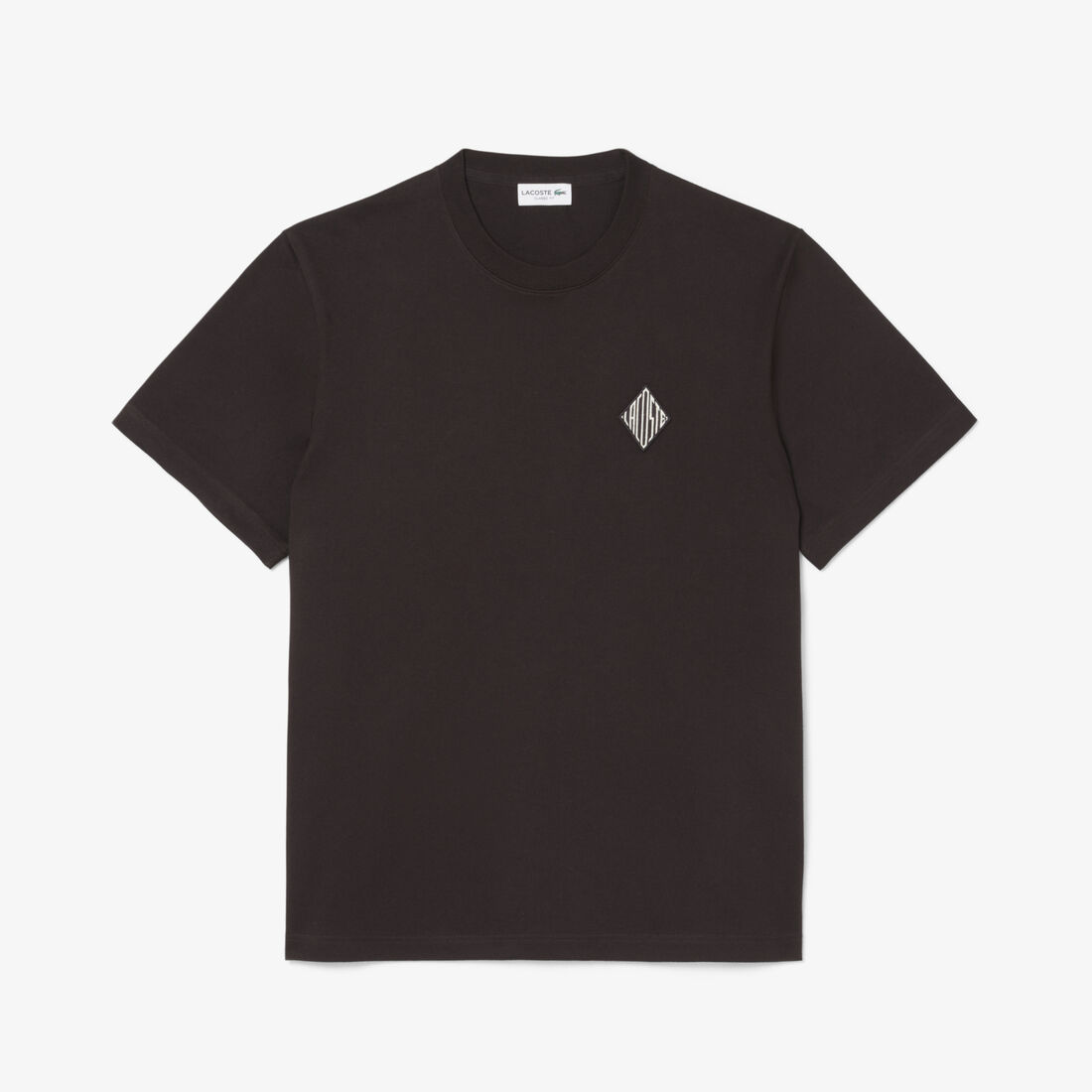 تيشيرت كلاسيكي بقصة مريحة وبشعار الماركة تيشيرت كلاسيكي بقصة مريحة وبشعار الماركة