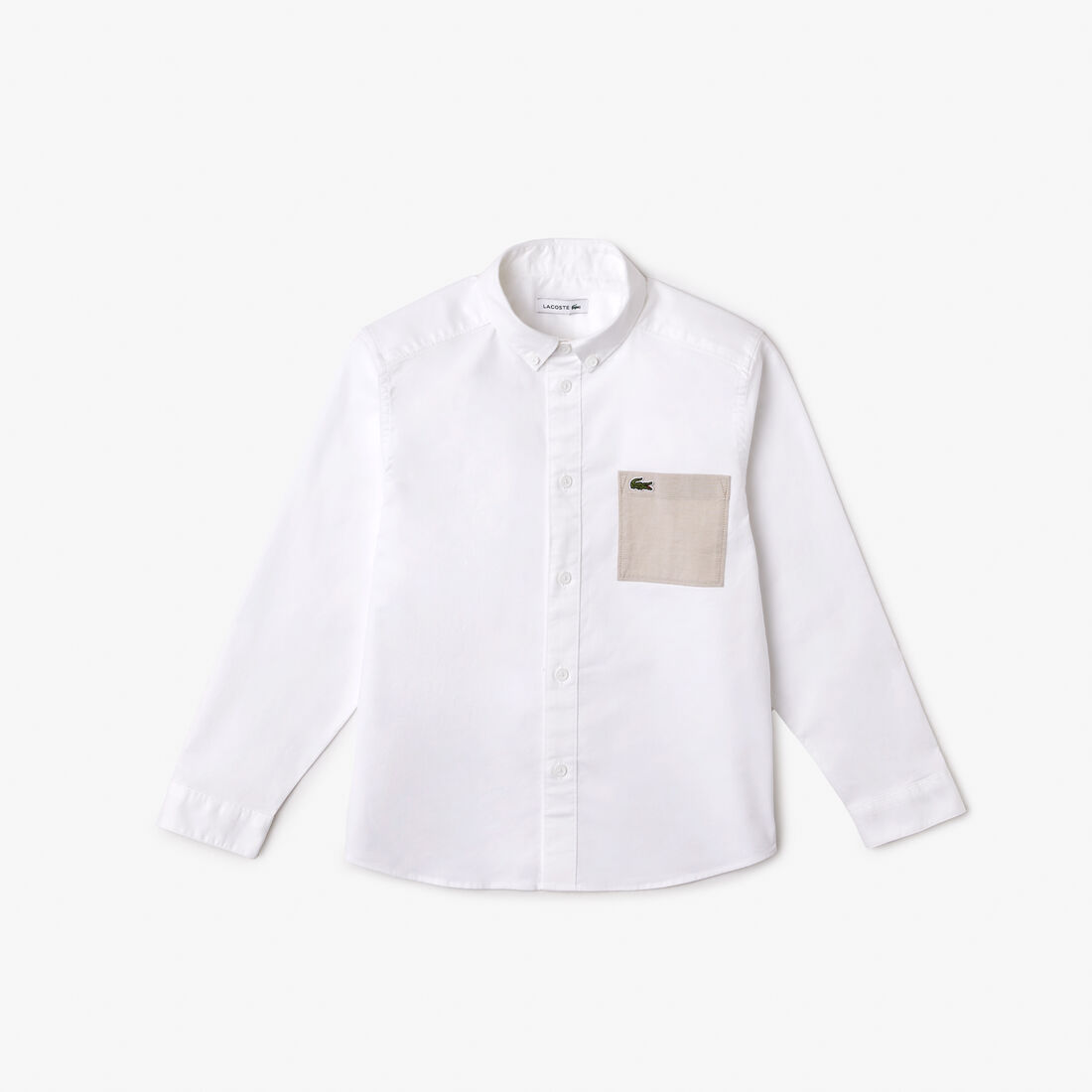 Kids’ Lacoste Contrast Pocket Shirt