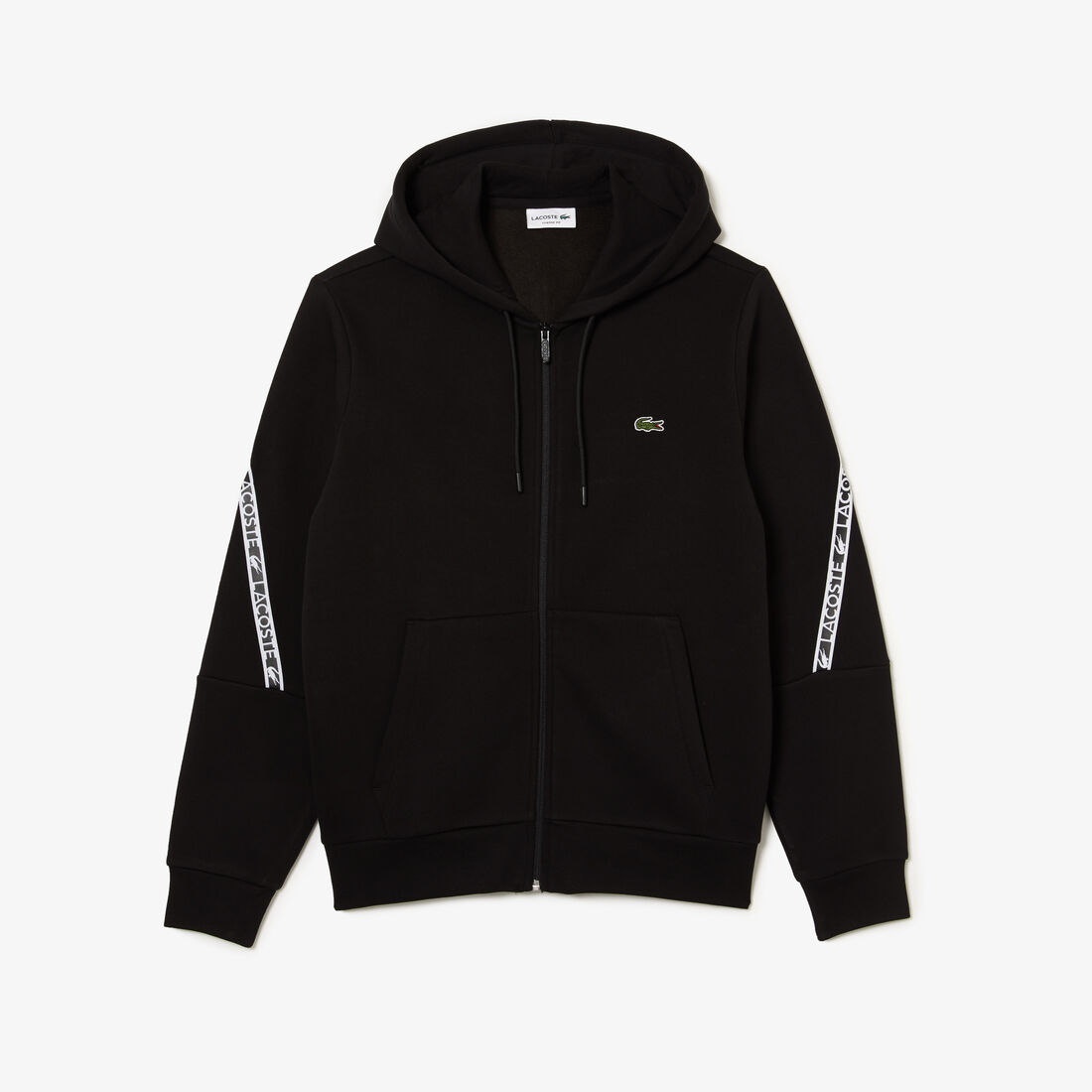 Men's Lacoste Printed Bands Hooded Zip Sweatshirt Men's Lacoste Printed Bands Hooded Zip Sweatshirt