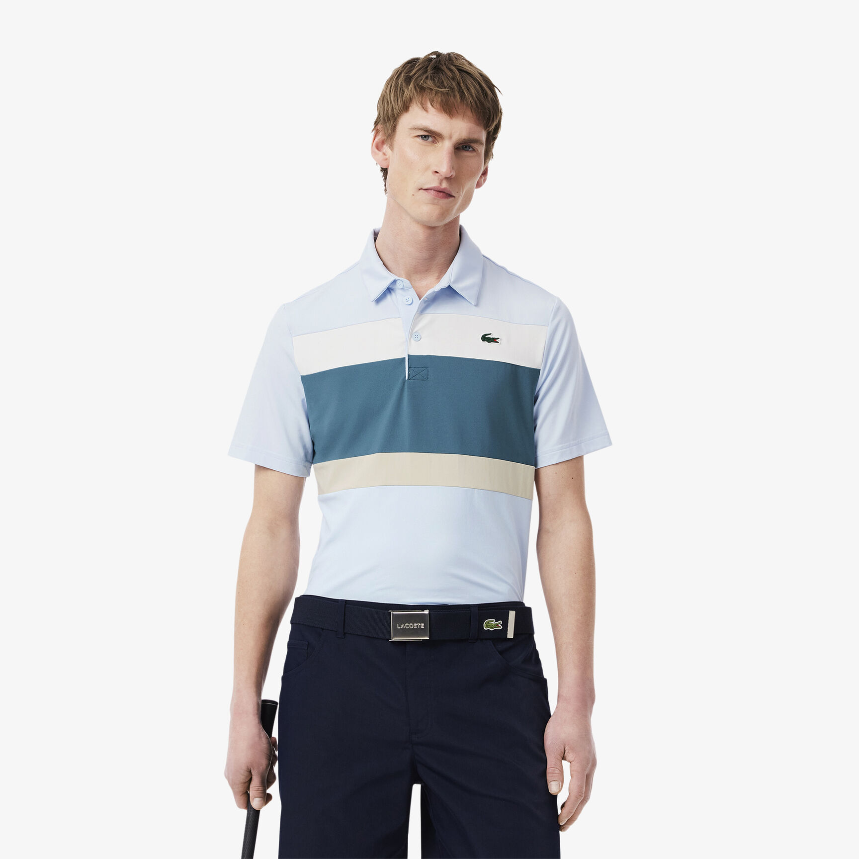 Regular Fit Colour-Block Golf Polo Shirt Regular Fit Colour-Block Golf Polo Shirt