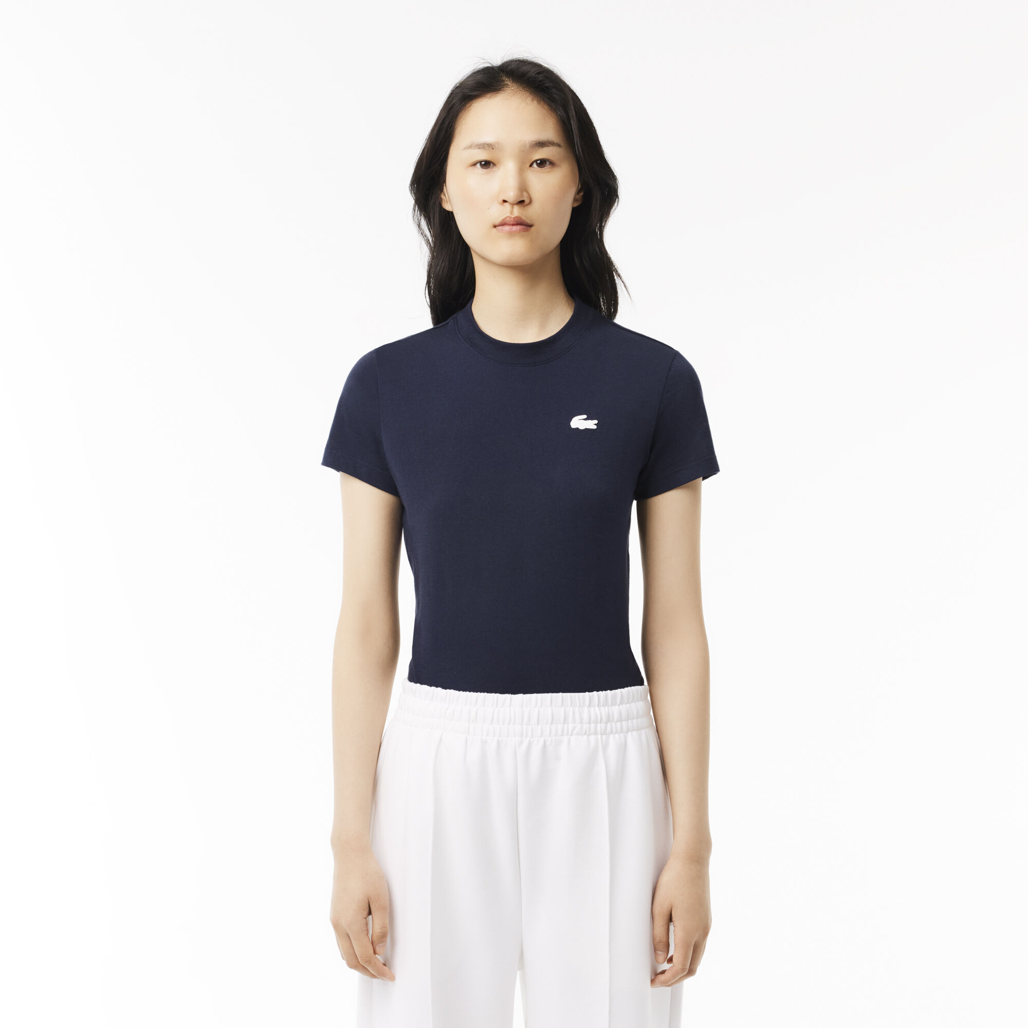 Lacoste navy t shirt outlet