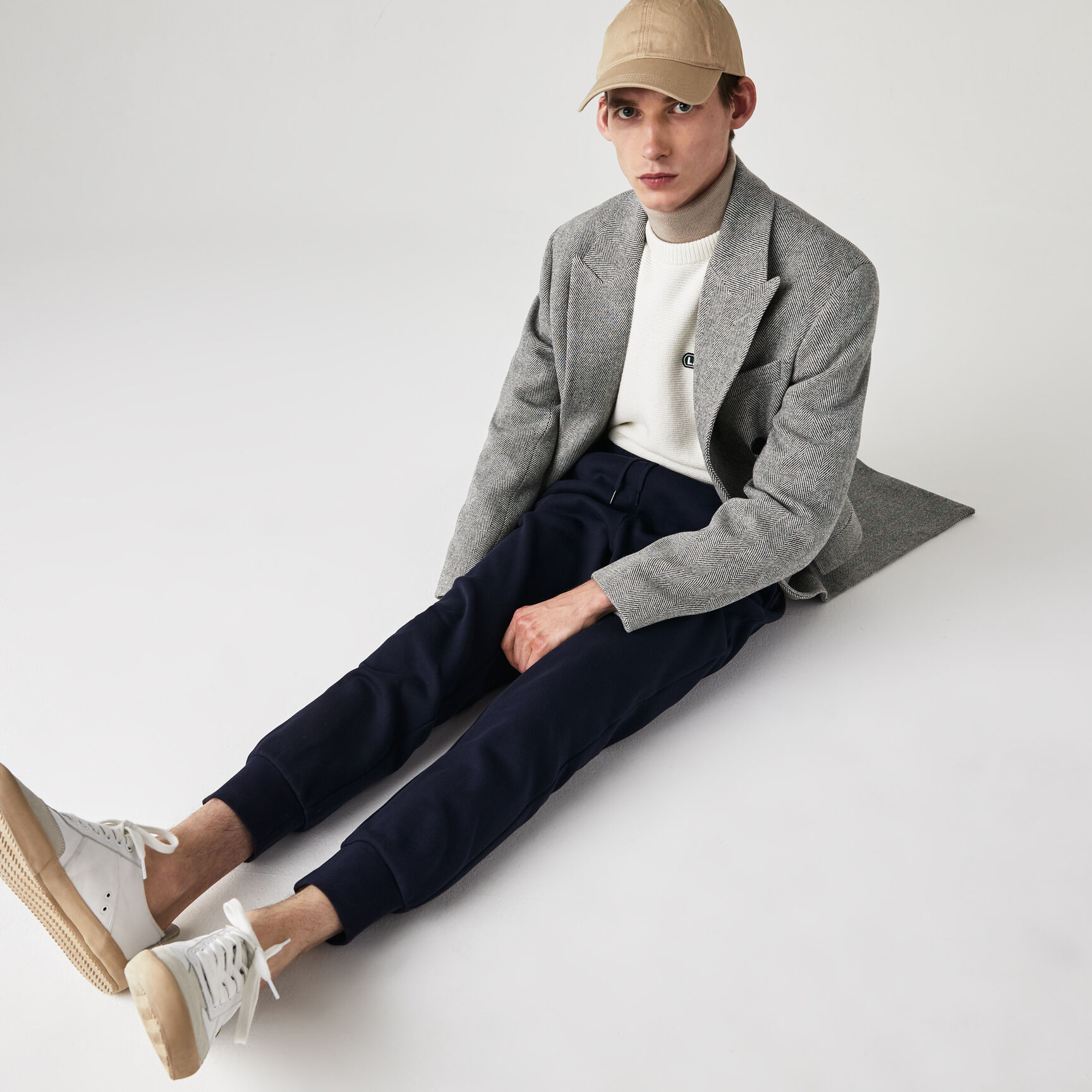 بنطال رياضي تنس صوف قطني للرجال مجموعة Lacoste SPORT