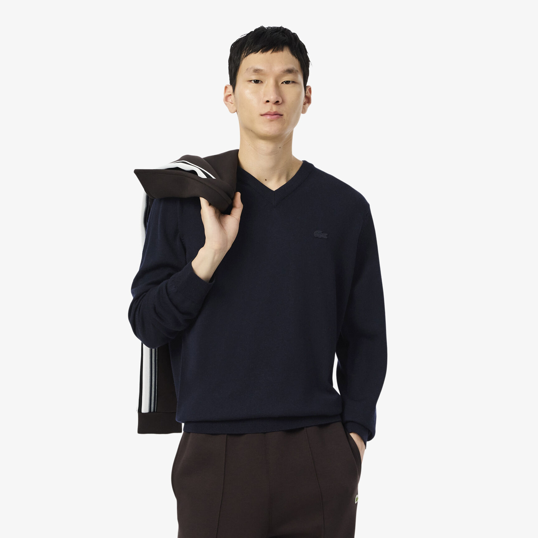 Men's V-Neck Merino Wool Sweater Men's V-Neck Merino Wool Sweater