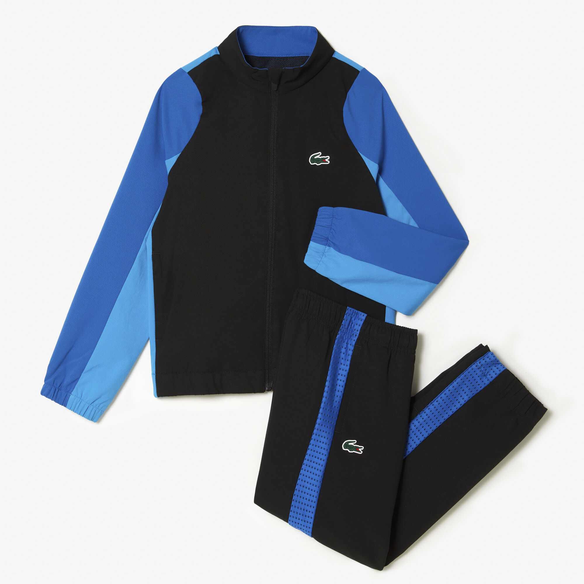Boys Lacoste Tennis Colourblock Jogger Set