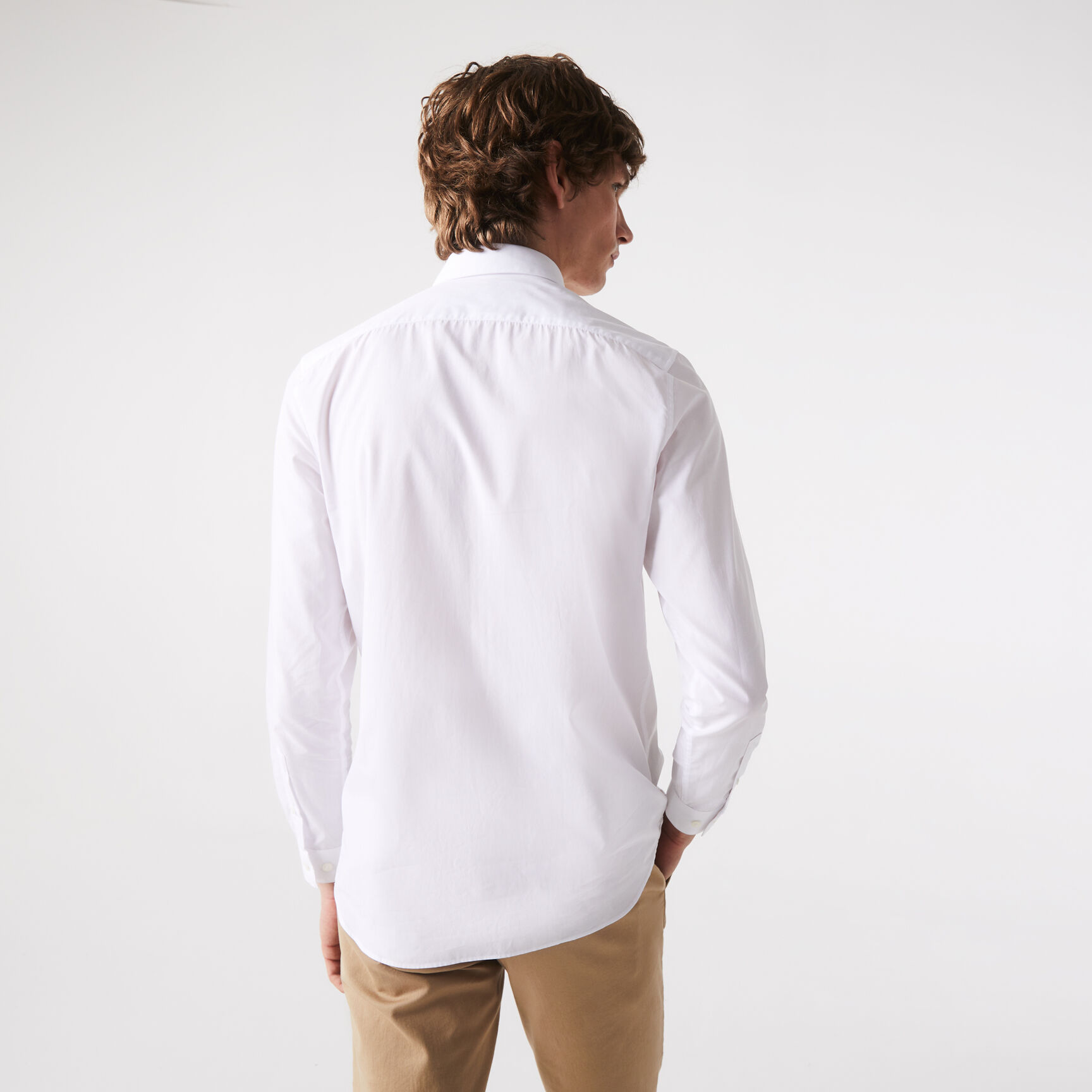Men's Slim Fit Stretch Cotton Poplin Shirt Men's Slim Fit Stretch Cotton Poplin Shirt