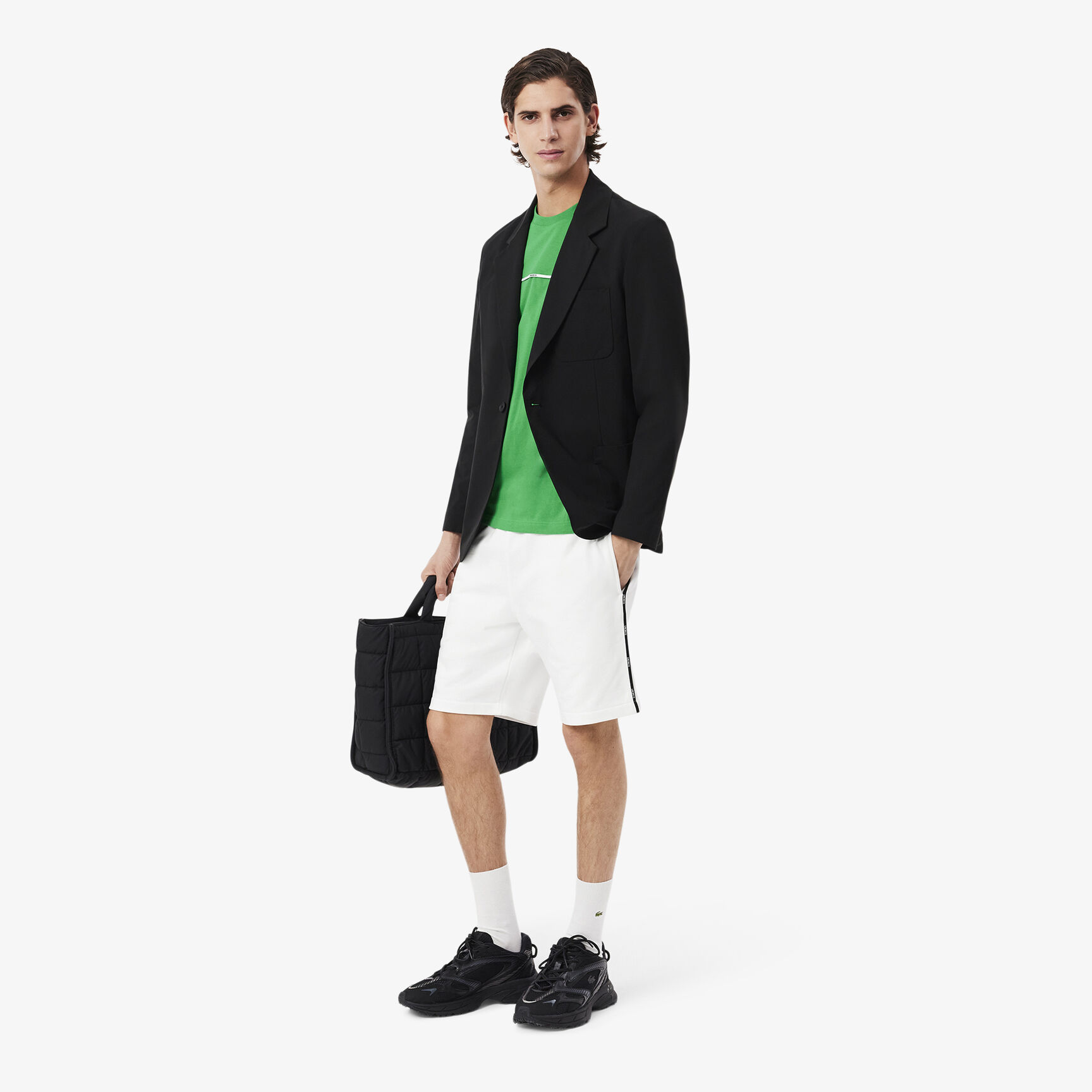 Logo Trim Cotton Fleece Shorts Logo Trim Cotton Fleece Shorts