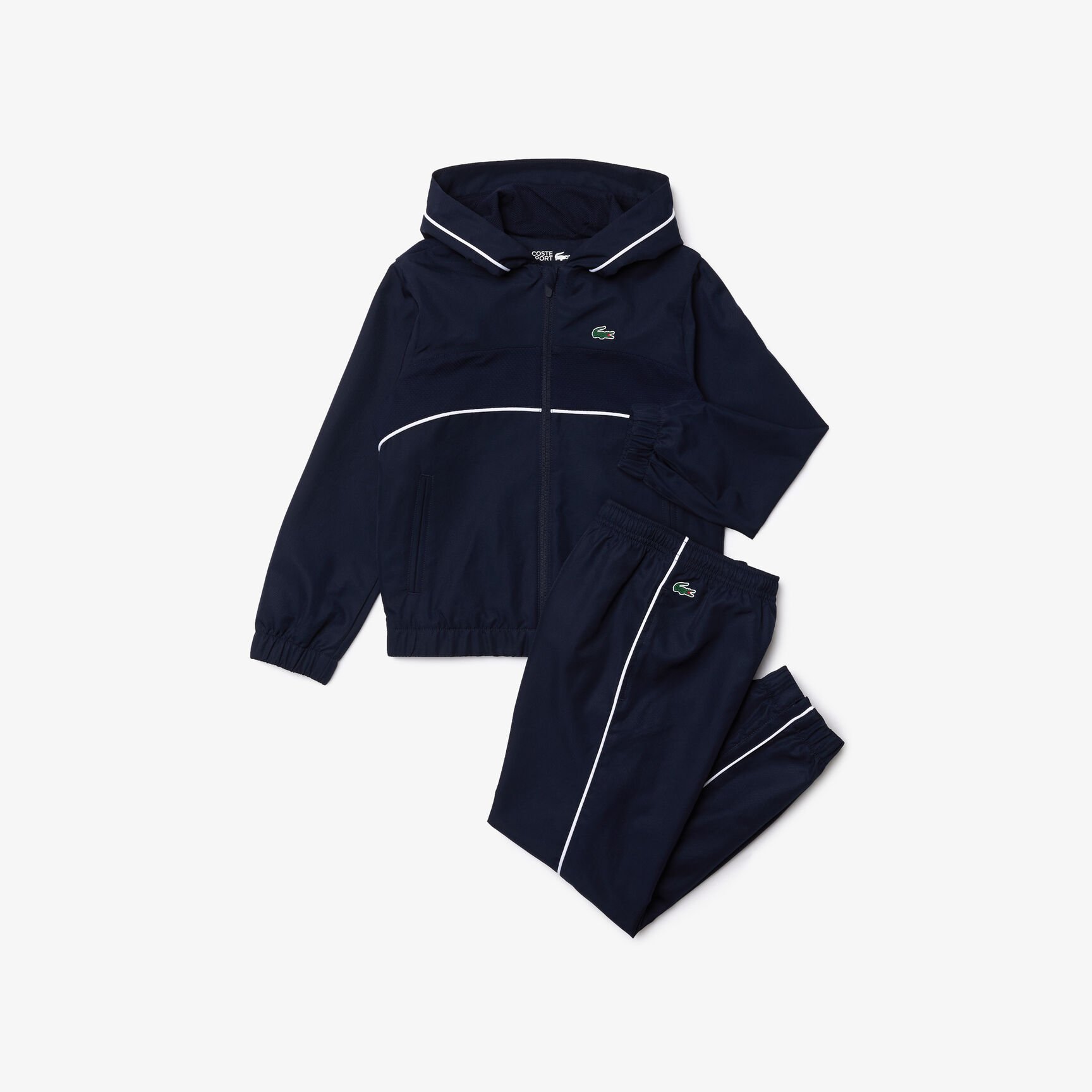 Boys’ Lacoste SPORT Hooded Tennis Tracksuit Boys’ Lacoste SPORT Hooded Tennis Tracksuit