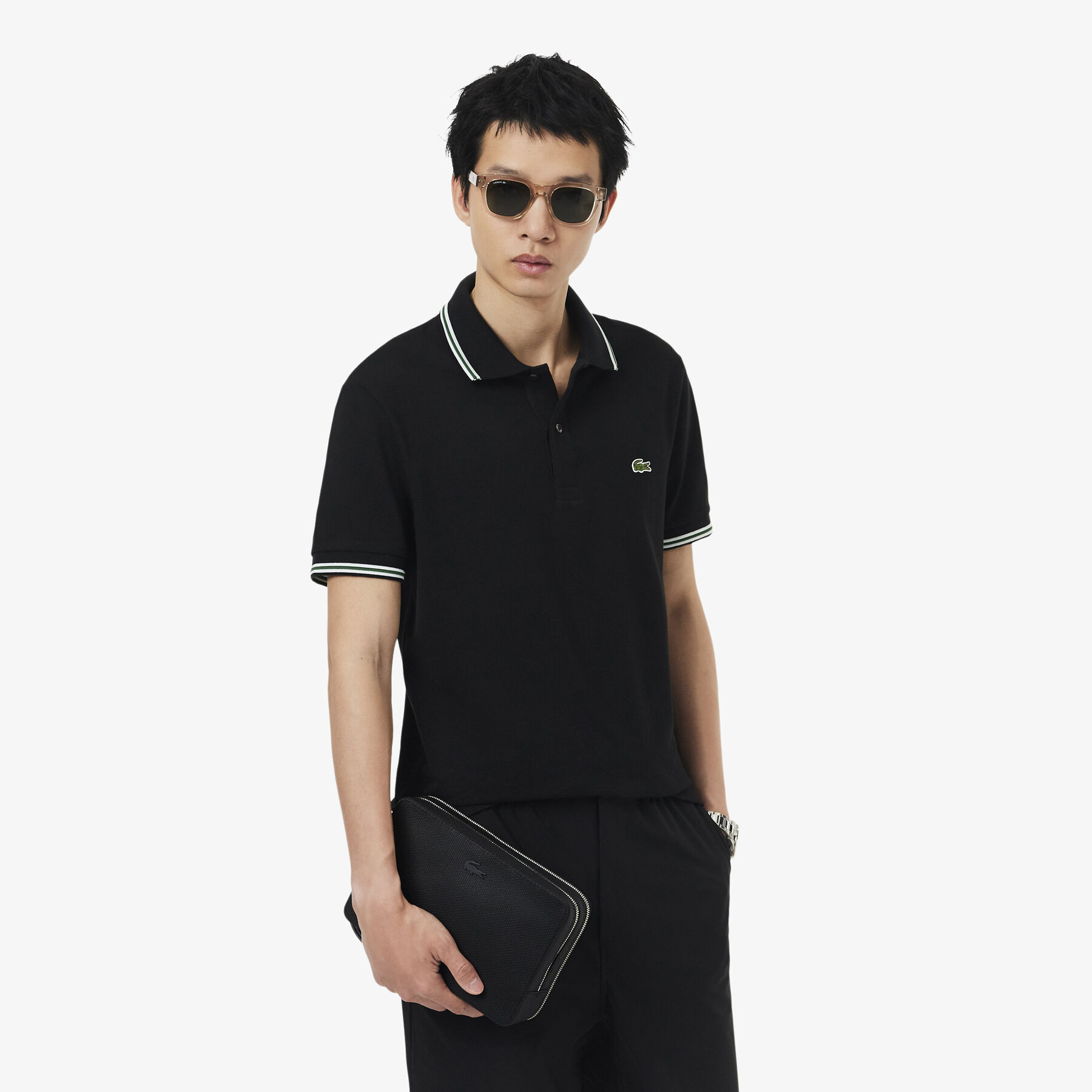 Chantaco Pique Leather Zipped Pouch Chantaco Pique Leather Zipped Pouch