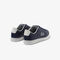 lacoste juniors  carnaby evo contrast colour lace up synthetic sneakers