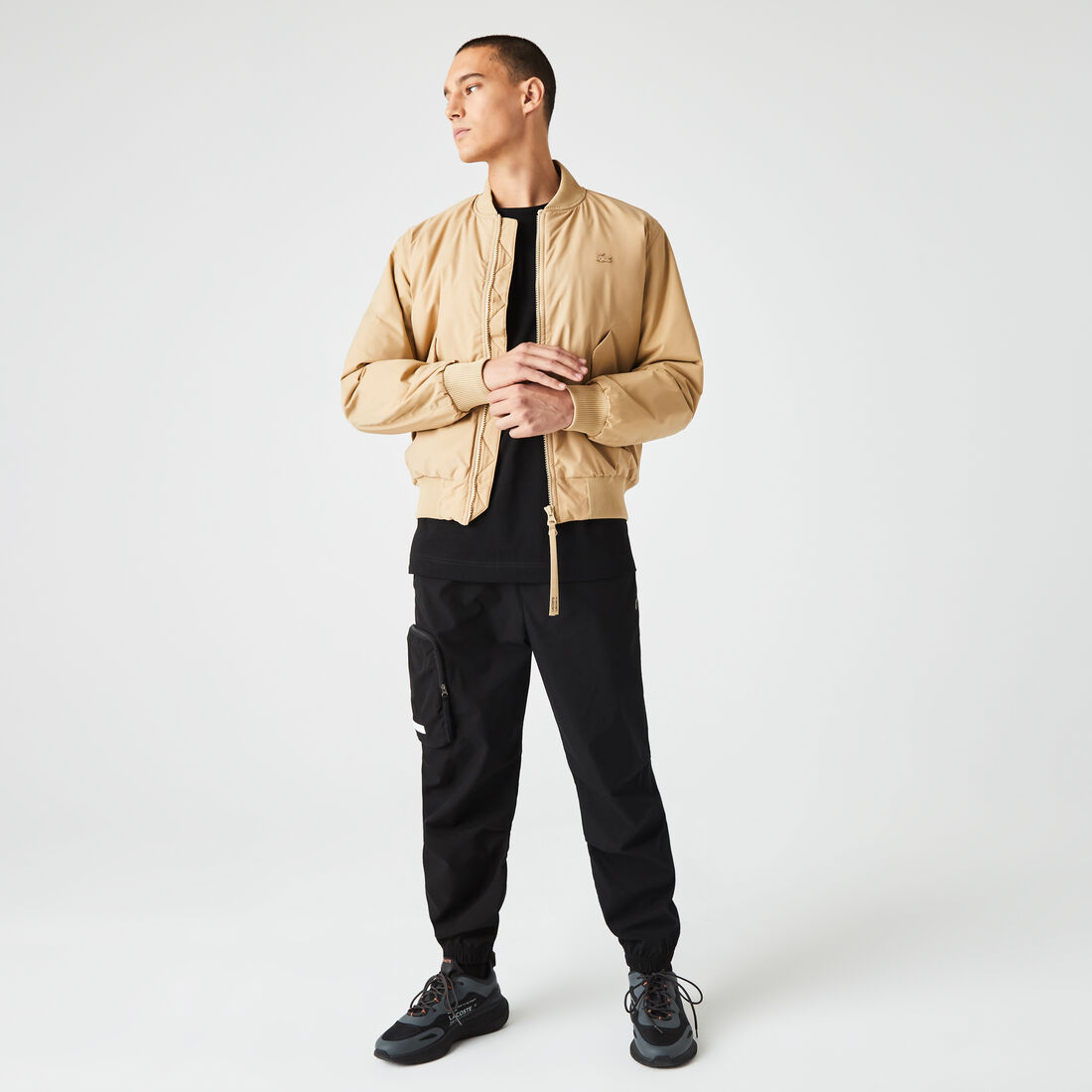Men's Lacoste Insulated Padded Bomber Jacket