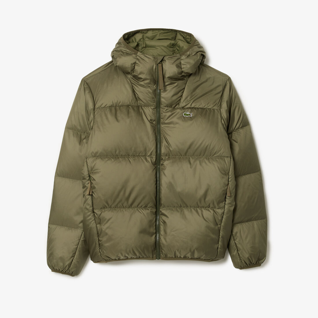 Water-Repellent Hooded Down Jacket